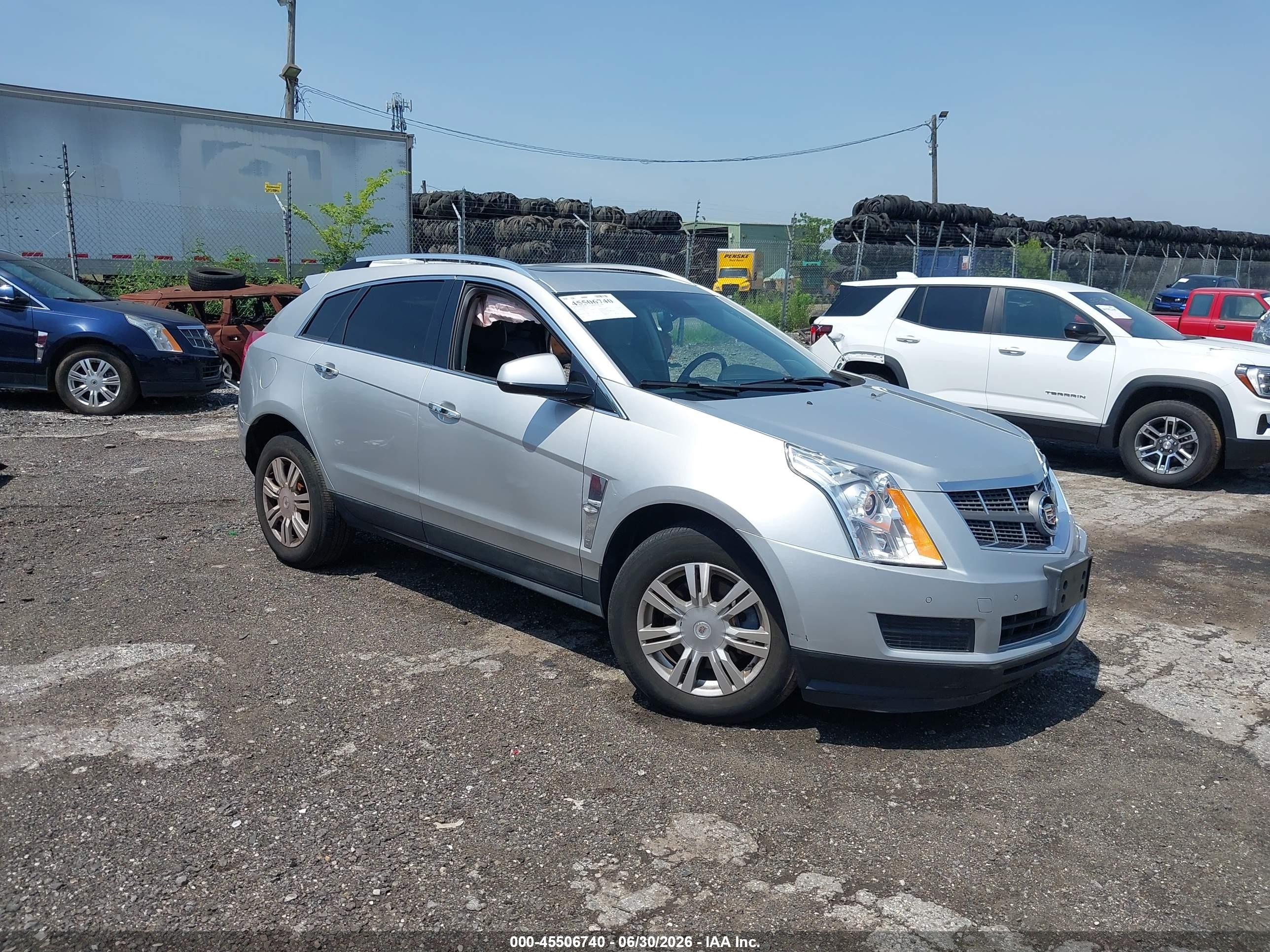 2012 Cadillac Srx Luxury Collection Silver vin: 3GYFNDE38CS643631