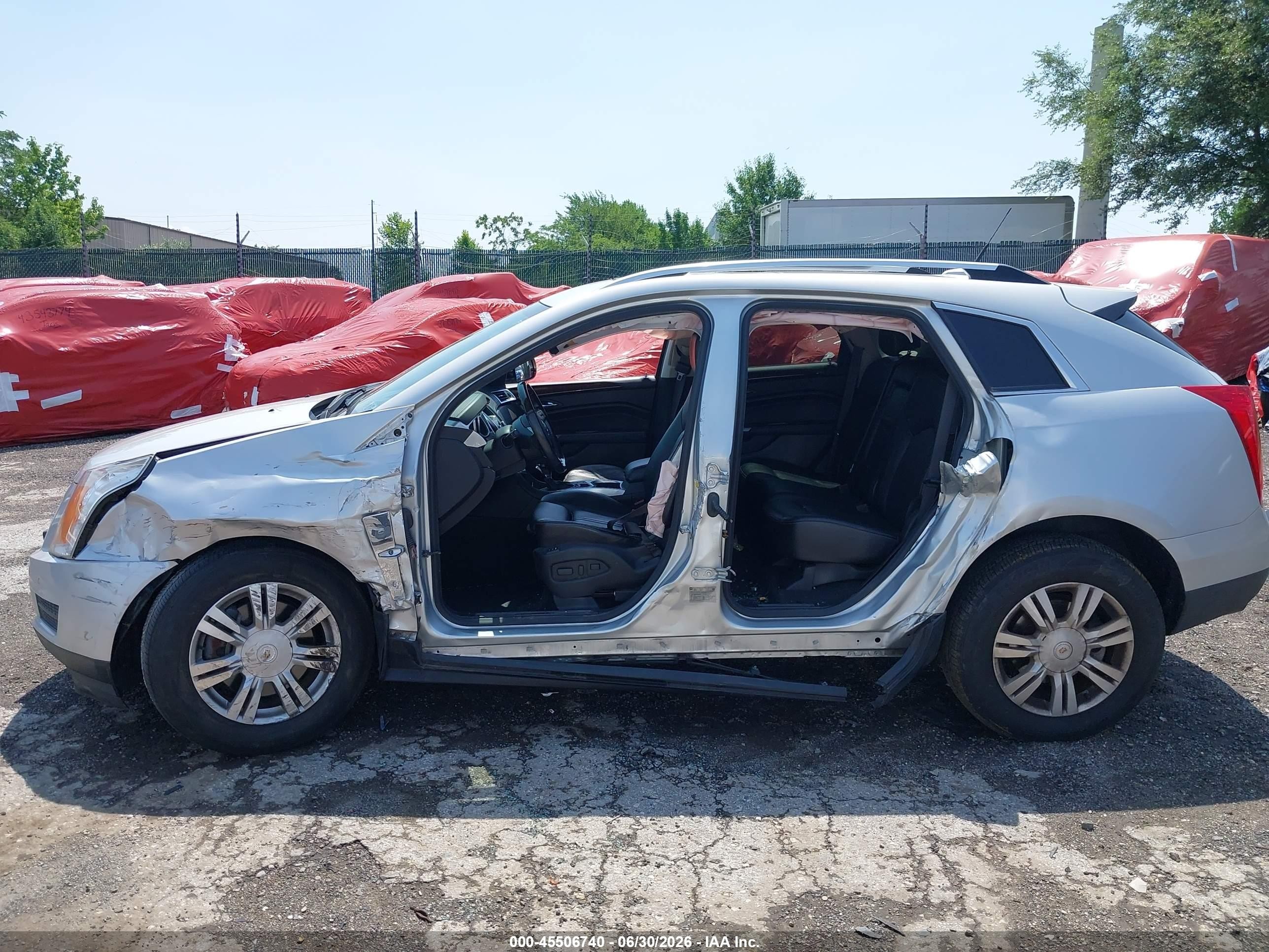 2012 Cadillac Srx Luxury Collection Серебряный vin: 3GYFNDE38CS643631