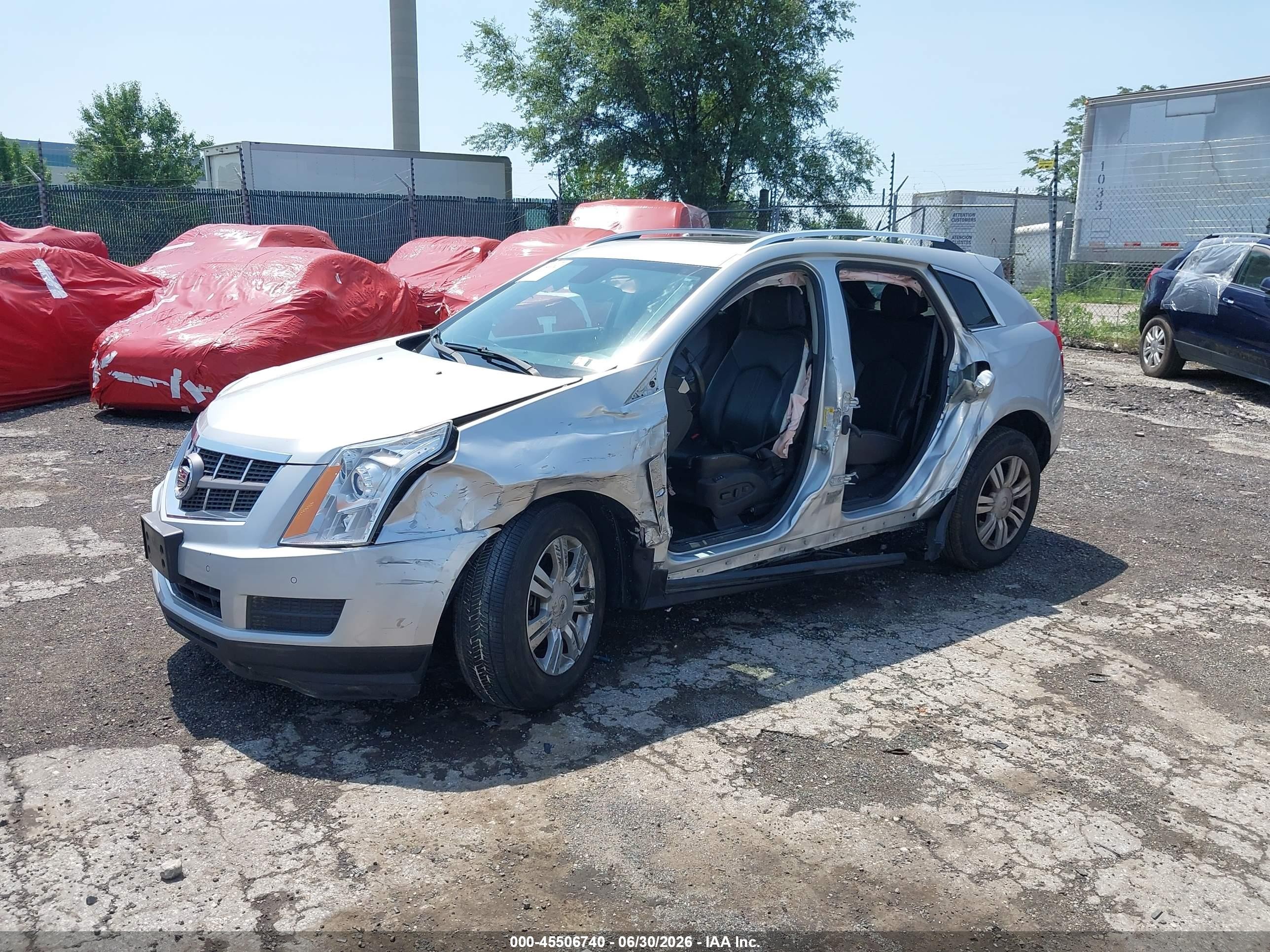 2012 Cadillac Srx Luxury Collection Серебряный vin: 3GYFNDE38CS643631