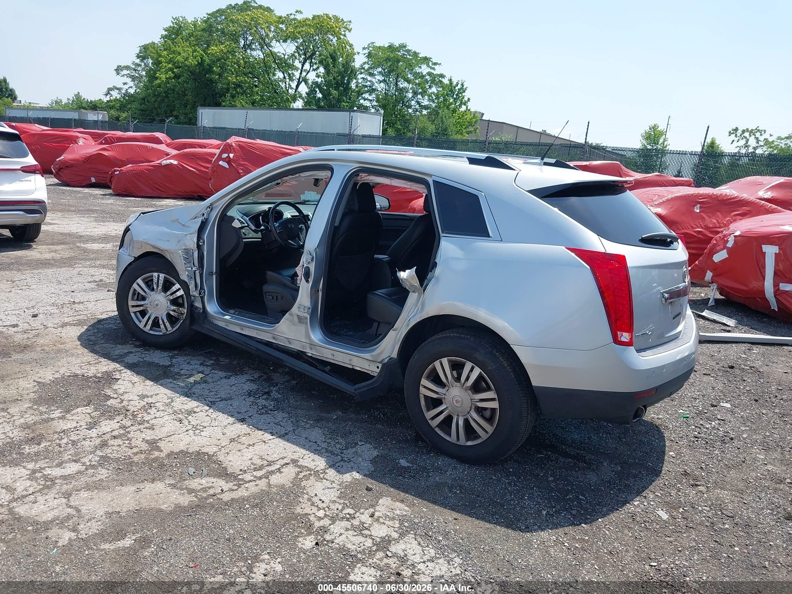 2012 Cadillac Srx Luxury Collection Серебряный vin: 3GYFNDE38CS643631