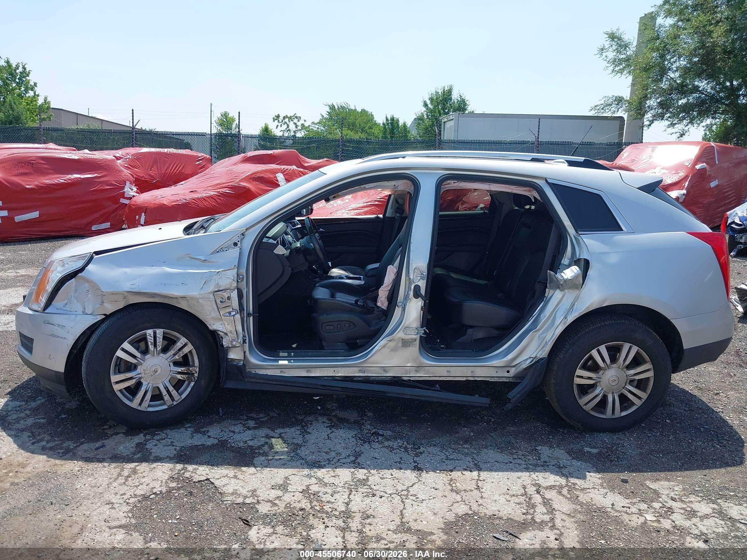 2012 Cadillac Srx Luxury Collection Серебряный vin: 3GYFNDE38CS643631