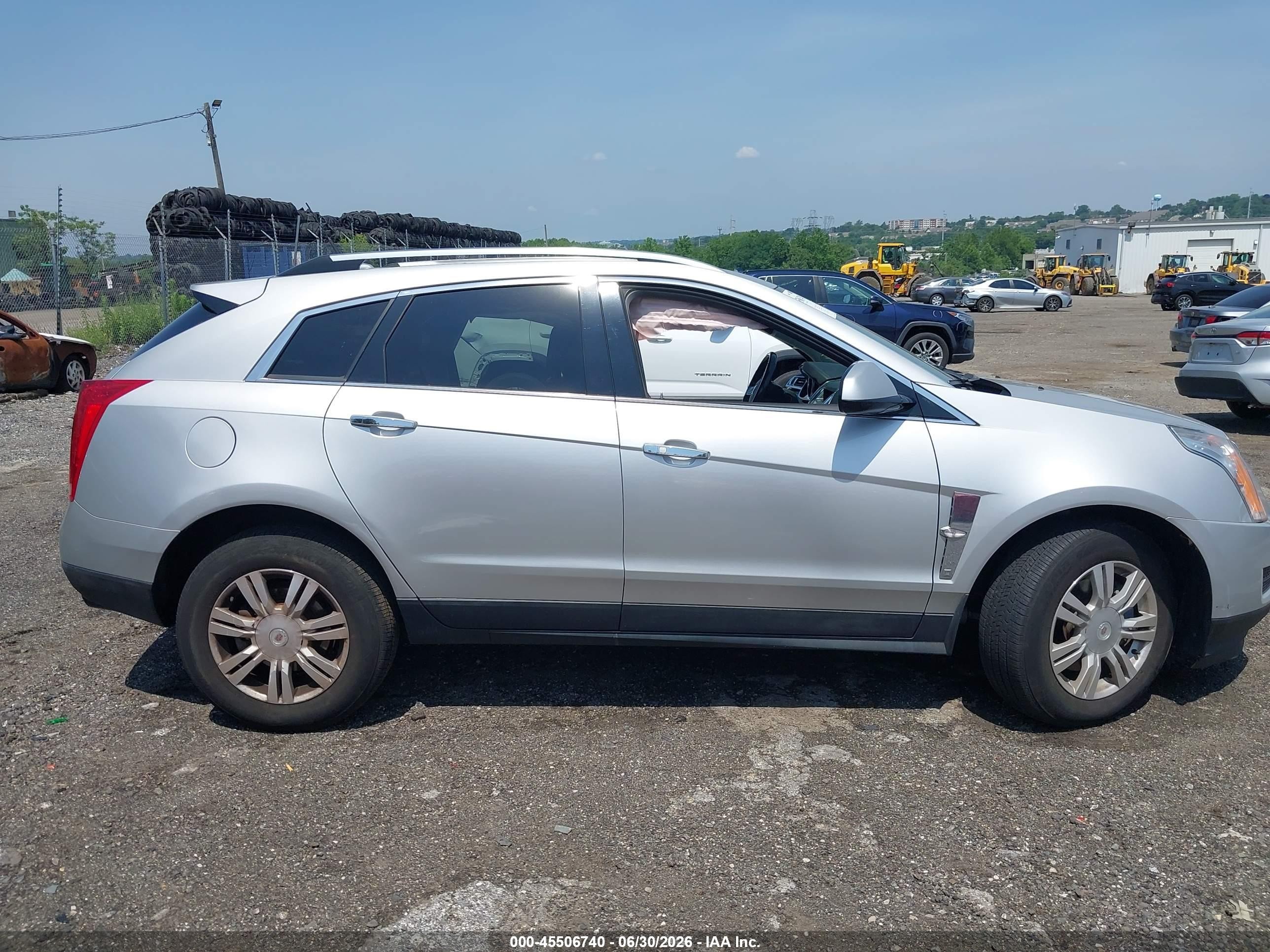 2012 Cadillac Srx Luxury Collection Серебряный vin: 3GYFNDE38CS643631