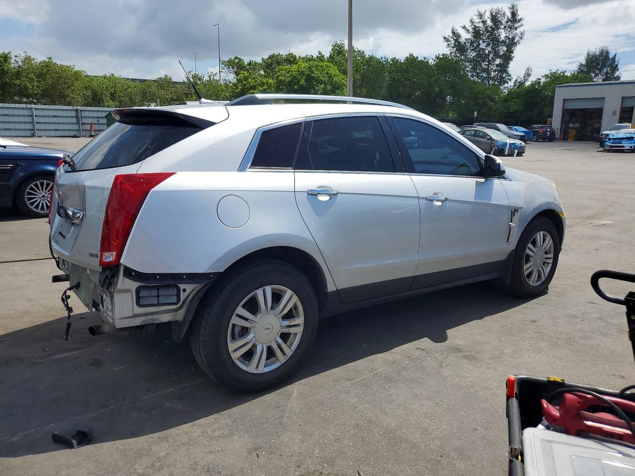 2012 Cadillac Srx Luxury Collection Silver vin: 3GYFNDE38CS658517