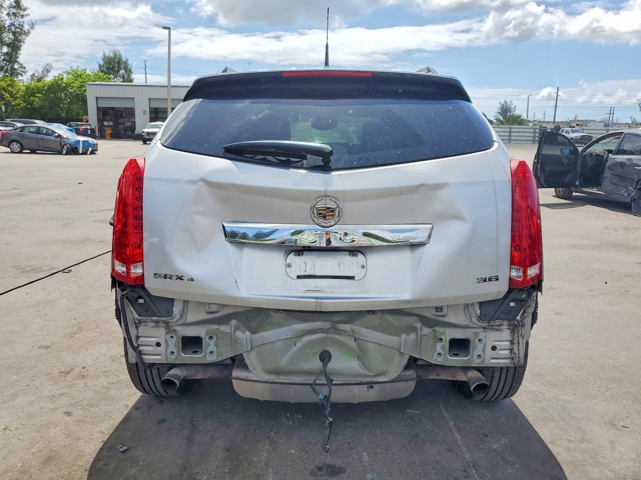 2012 Cadillac Srx Luxury Collection Silver vin: 3GYFNDE38CS658517