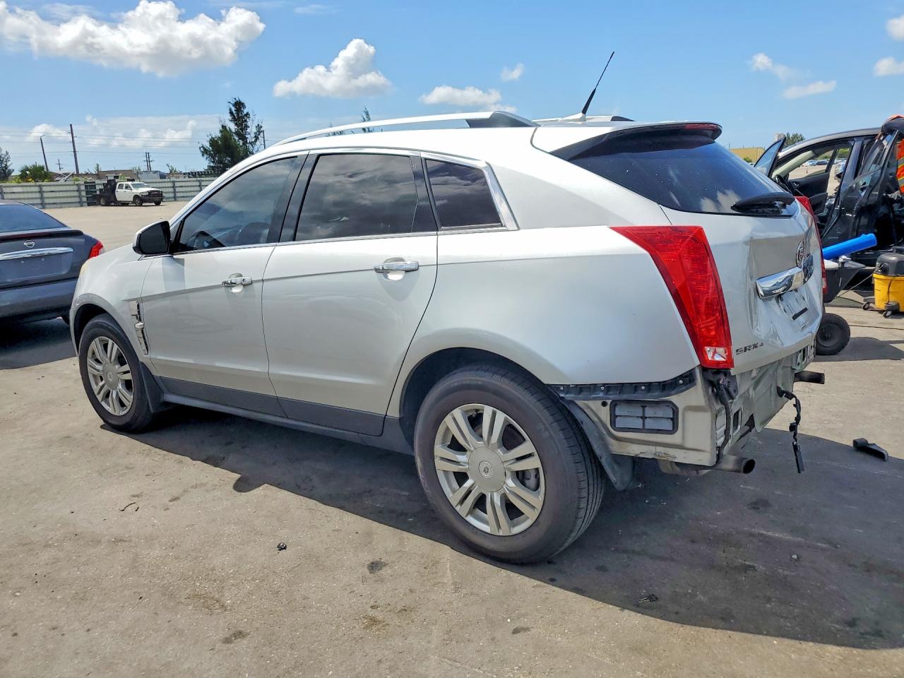 2012 Cadillac Srx Luxury Collection Silver vin: 3GYFNDE38CS658517