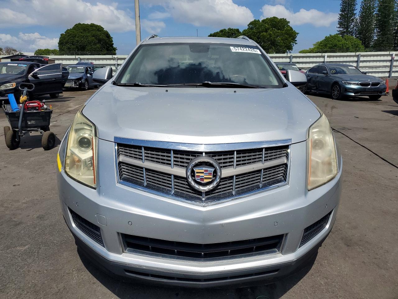 2012 Cadillac Srx Luxury Collection Silver vin: 3GYFNDE38CS658517