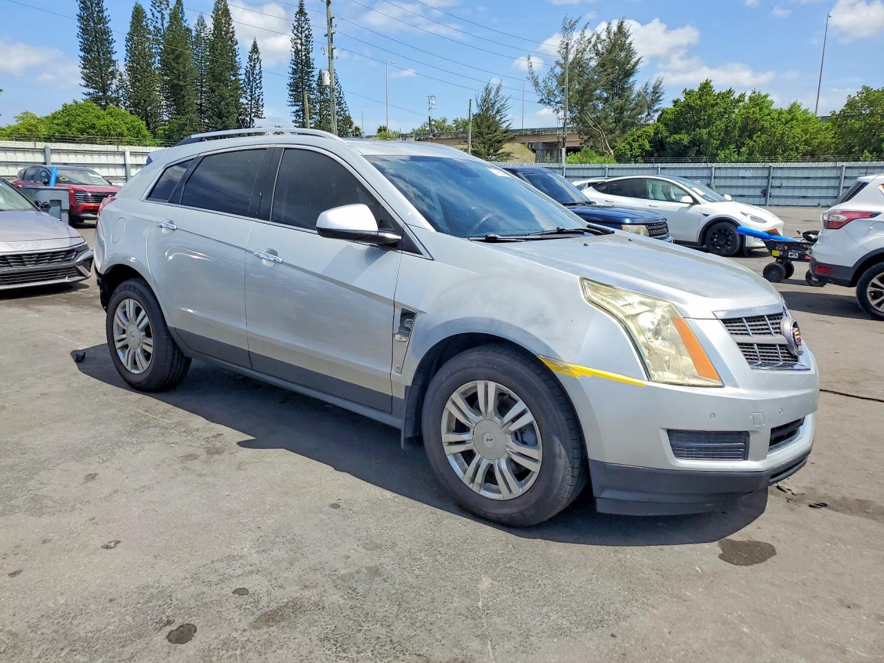 2012 Cadillac Srx Luxury Collection Silver vin: 3GYFNDE38CS658517