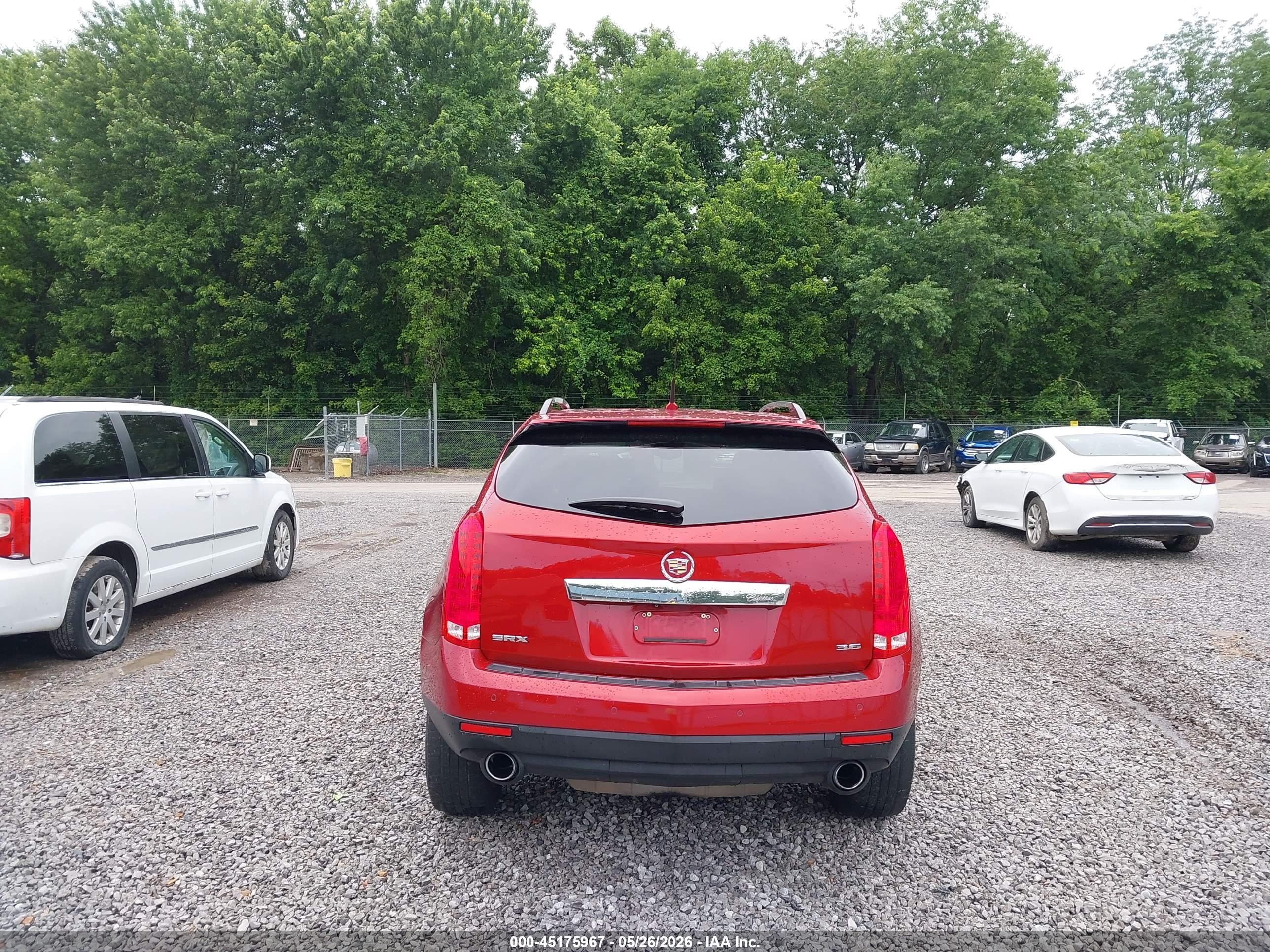 2013 Cadillac Srx Performance Collection Red vin: 3GYFNDE38DS604278