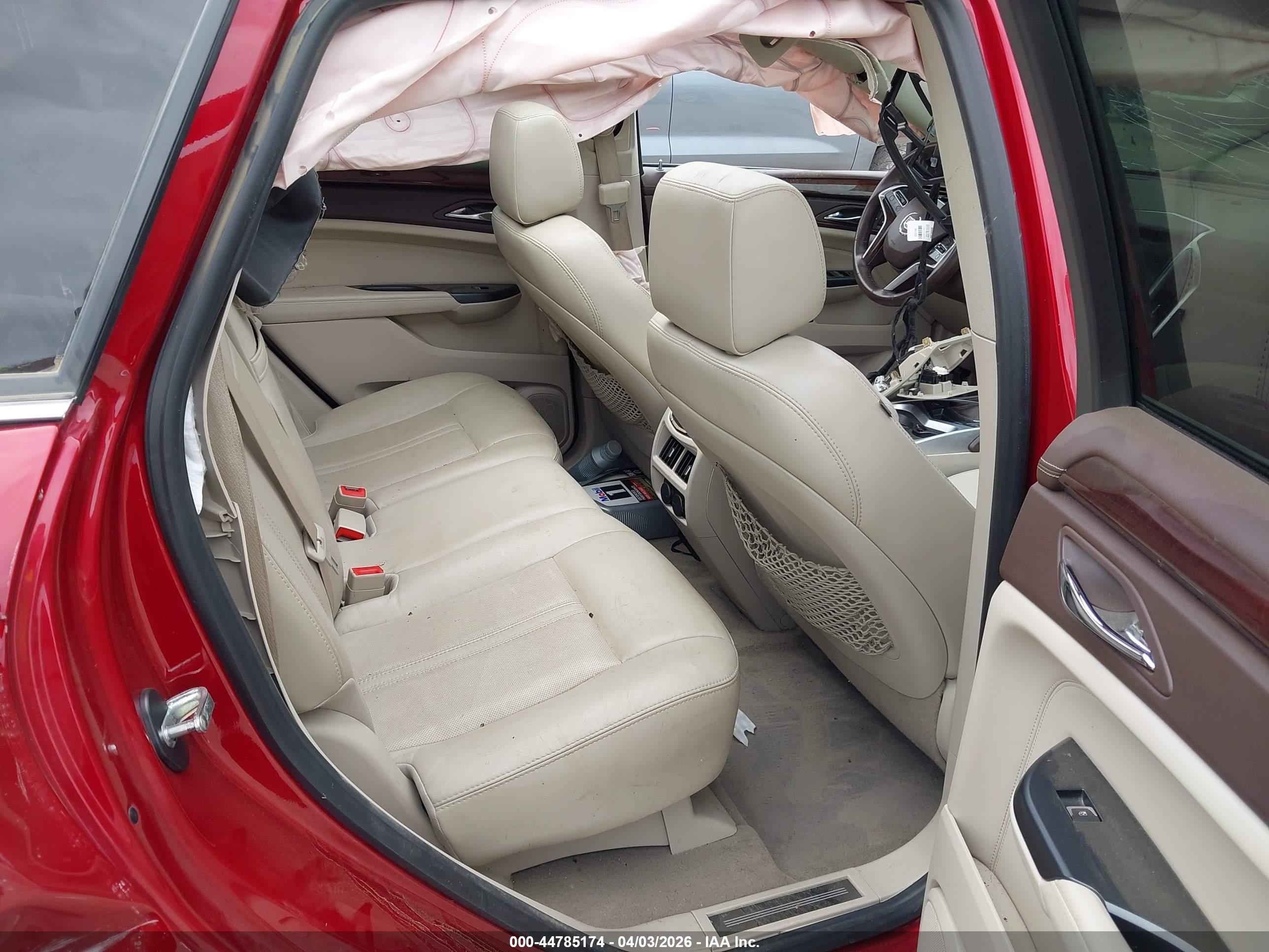 2015 Cadillac Srx Premium Collection Red vin: 3GYFNDE38FS574797
