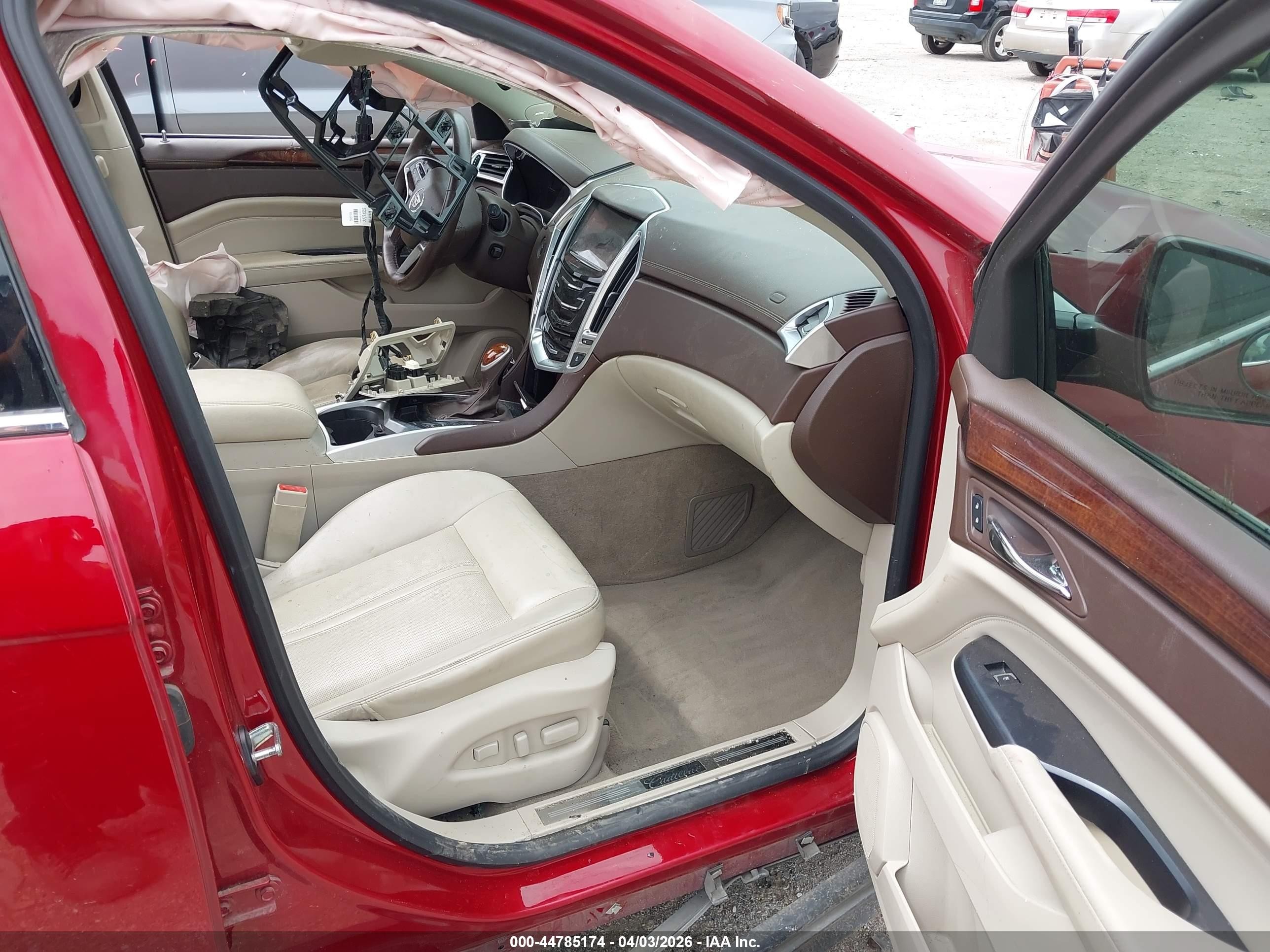 2015 Cadillac Srx Premium Collection Red vin: 3GYFNDE38FS574797