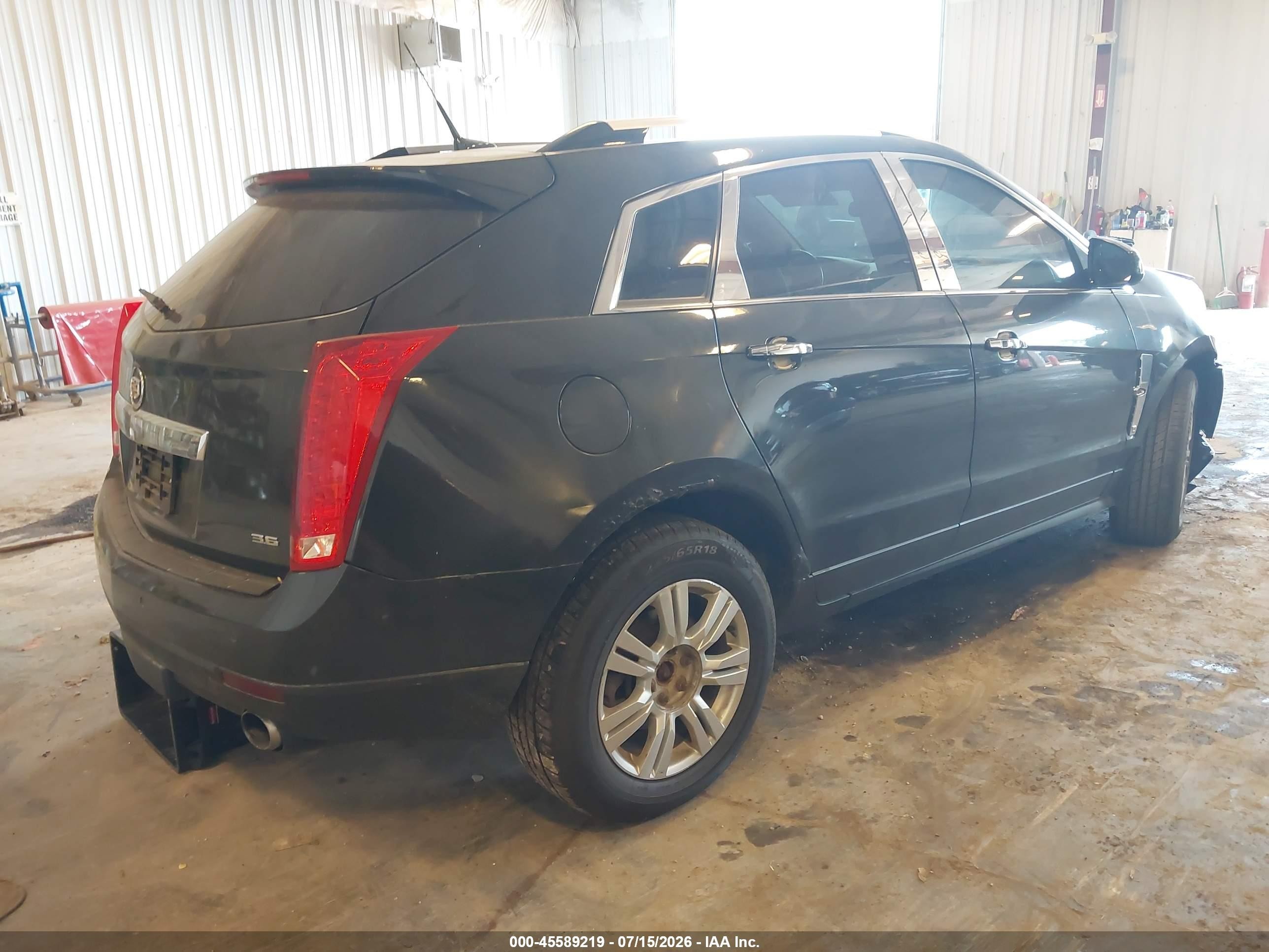 2012 Cadillac Srx Luxury Collection Black vin: 3GYFNDE39CS500090