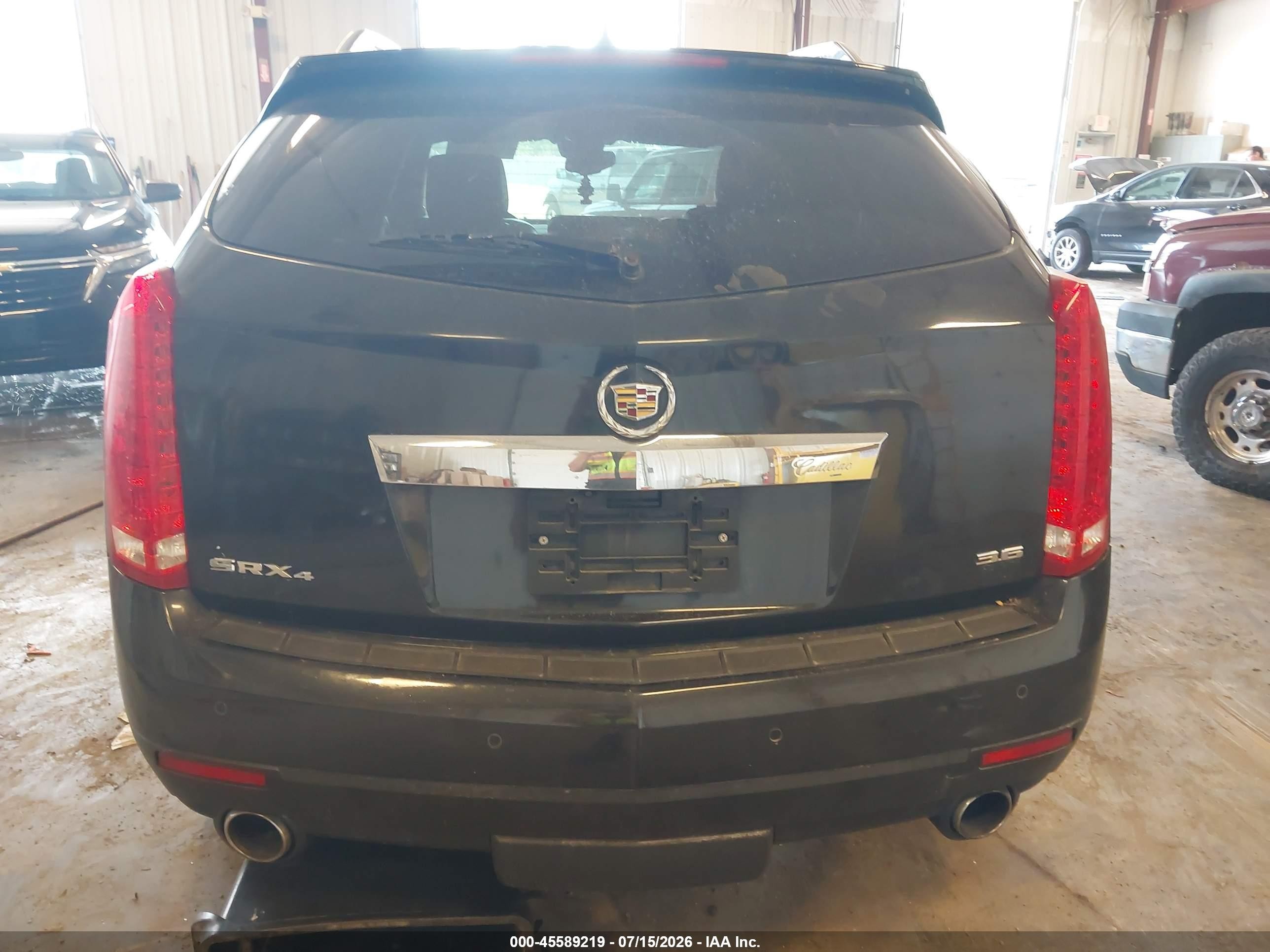 2012 Cadillac Srx Luxury Collection Black vin: 3GYFNDE39CS500090