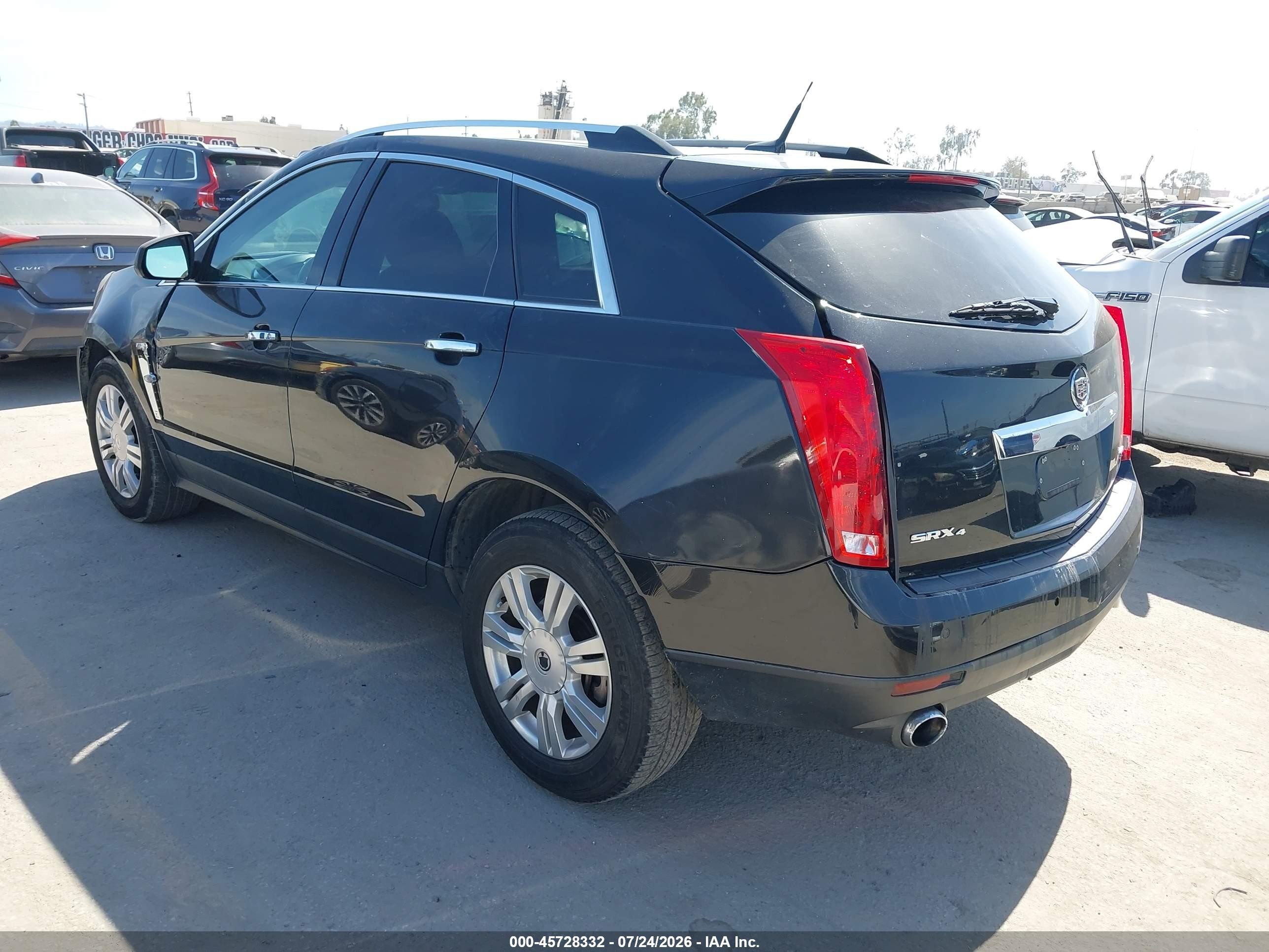 2012 Cadillac Srx Luxury Collection Black vin: 3GYFNDE39CS505578