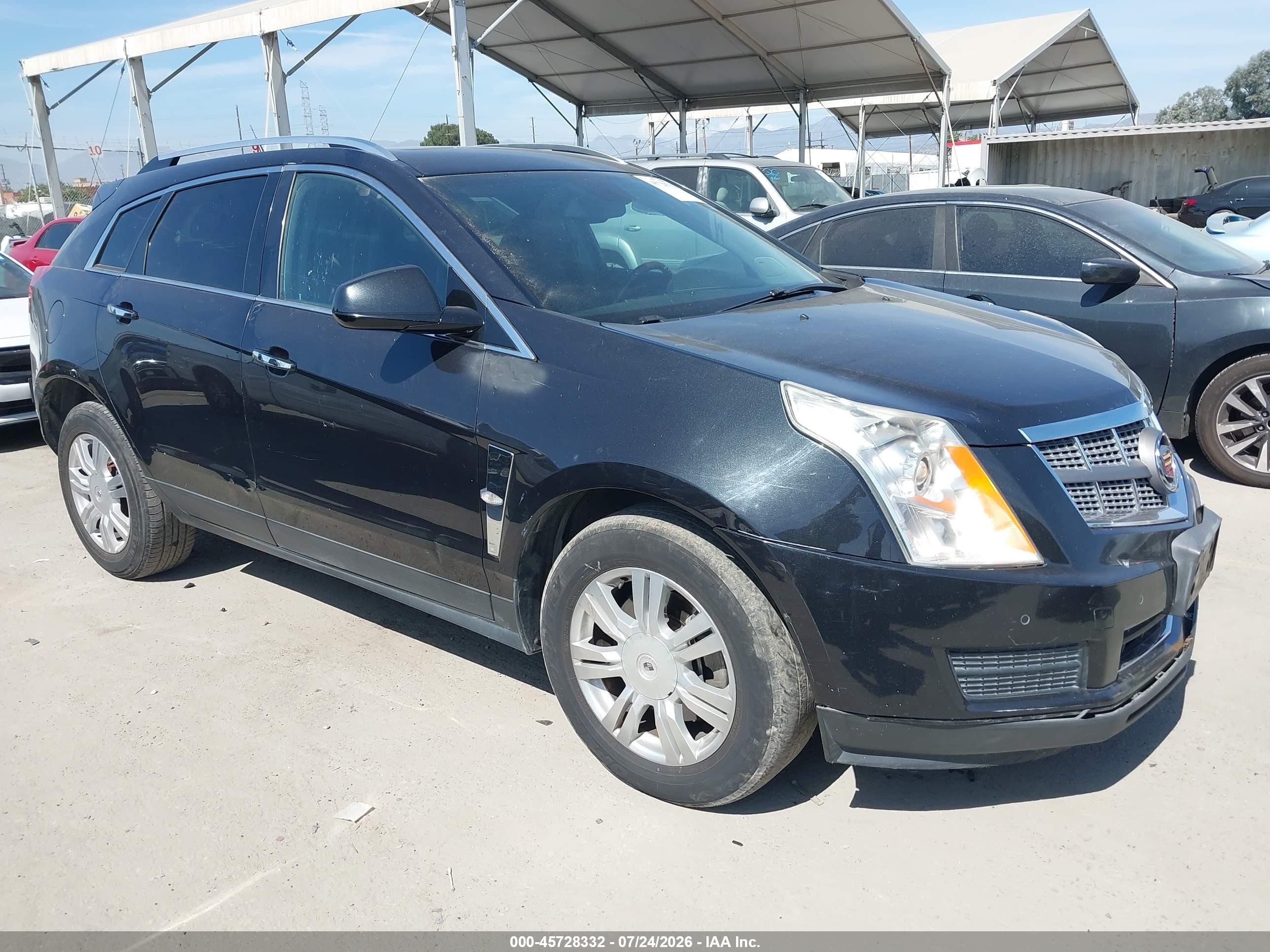 2012 Cadillac Srx Luxury Collection Black vin: 3GYFNDE39CS505578
