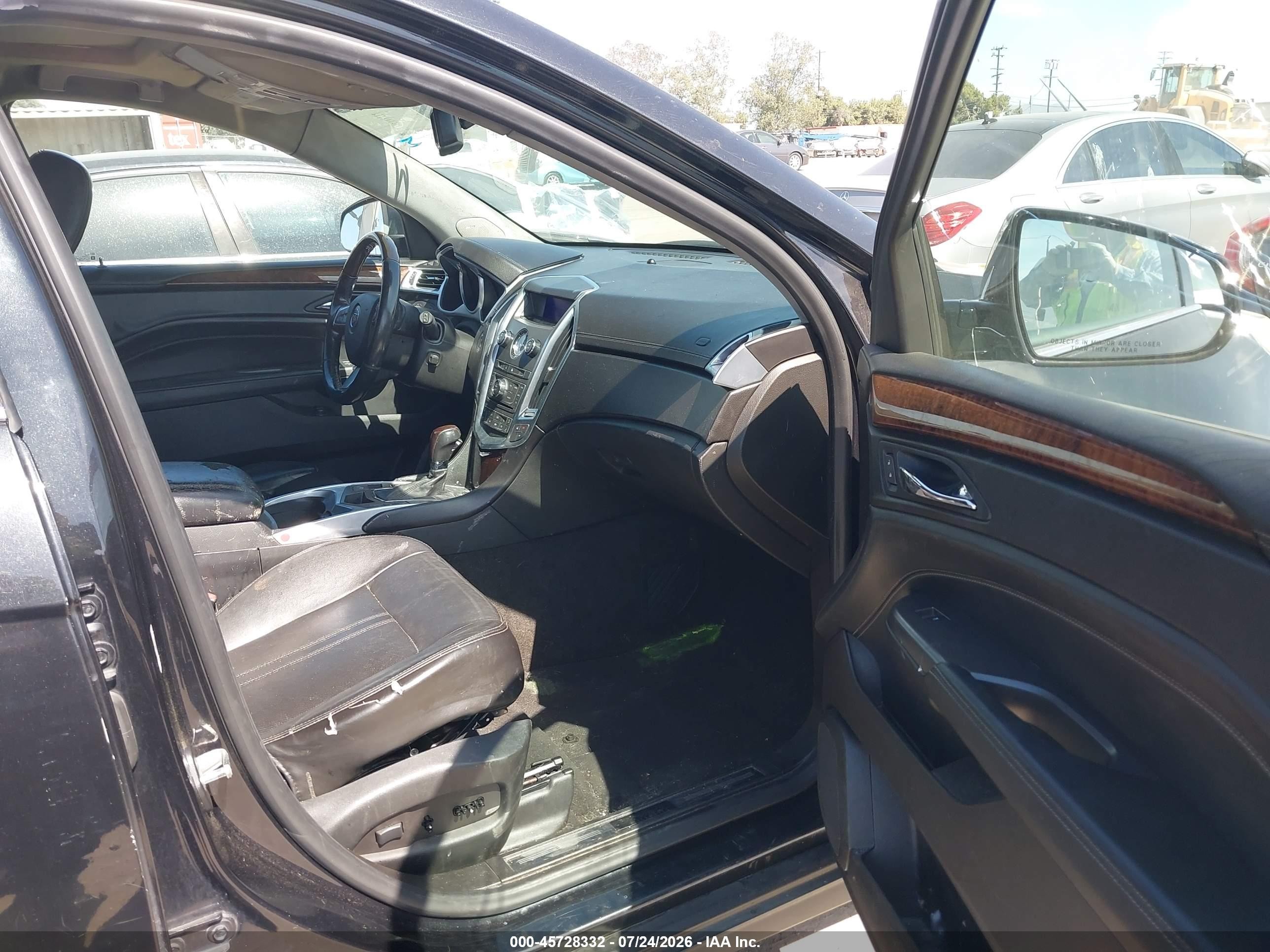 2012 Cadillac Srx Luxury Collection Black vin: 3GYFNDE39CS505578