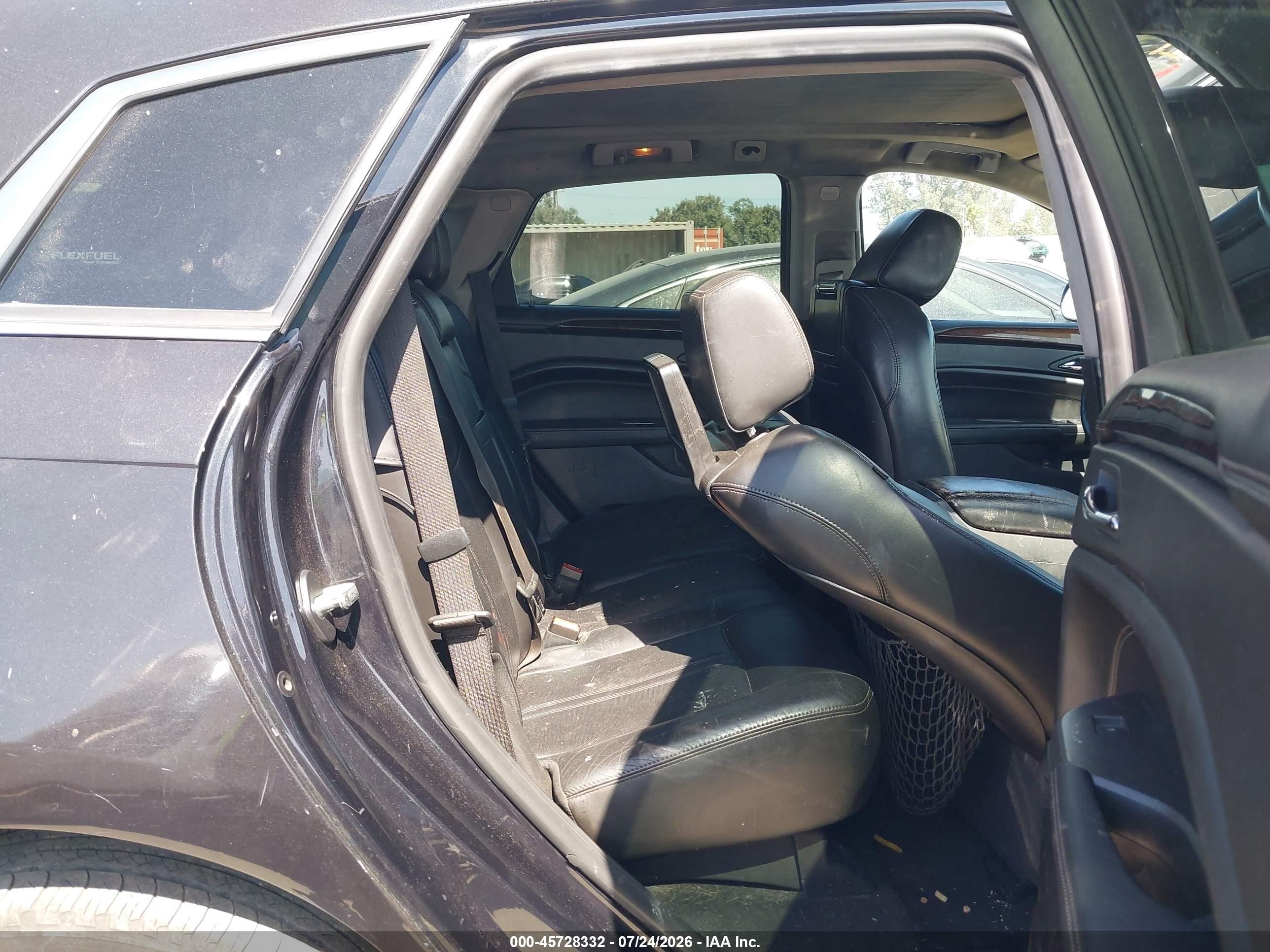 2012 Cadillac Srx Luxury Collection Black vin: 3GYFNDE39CS505578