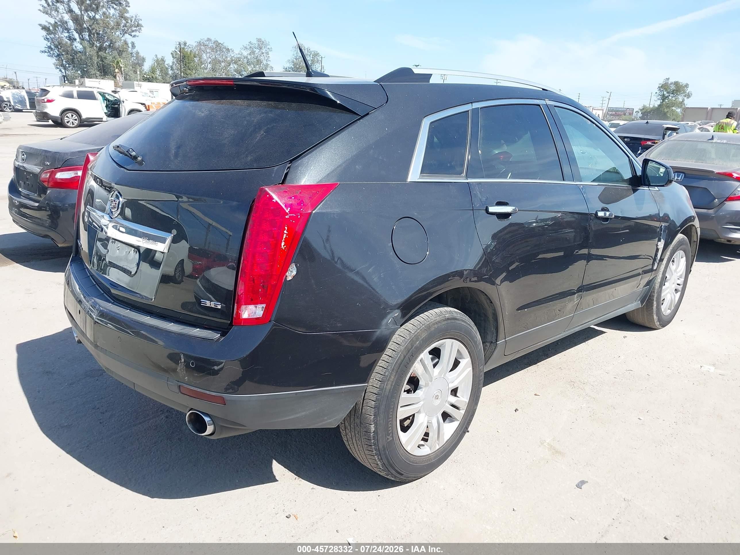 2012 Cadillac Srx Luxury Collection Black vin: 3GYFNDE39CS505578