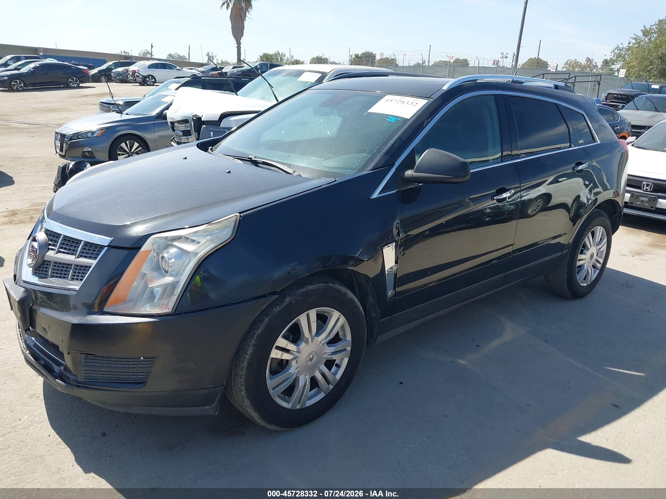 2012 Cadillac Srx Luxury Collection Black vin: 3GYFNDE39CS505578