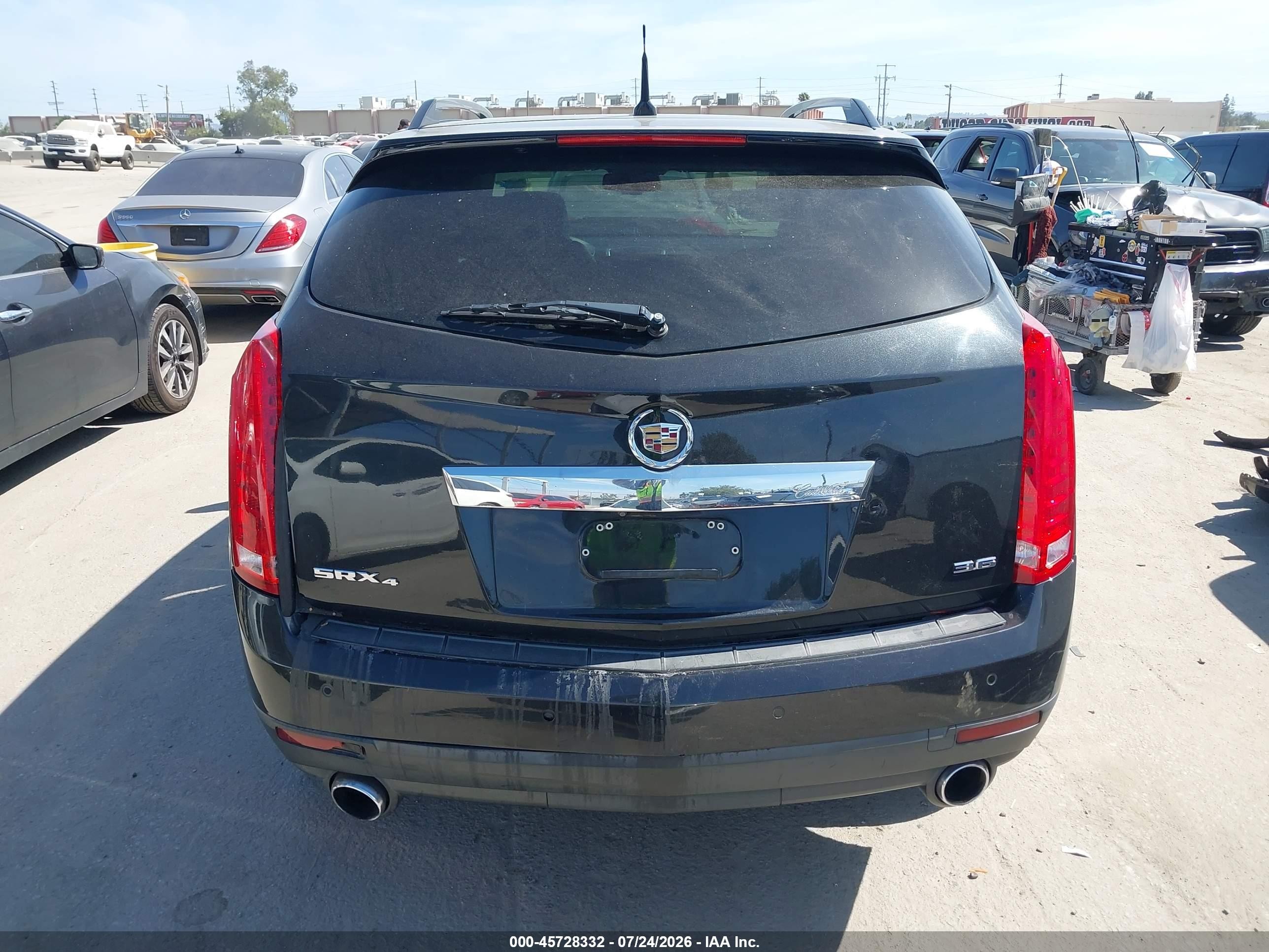 2012 Cadillac Srx Luxury Collection Black vin: 3GYFNDE39CS505578