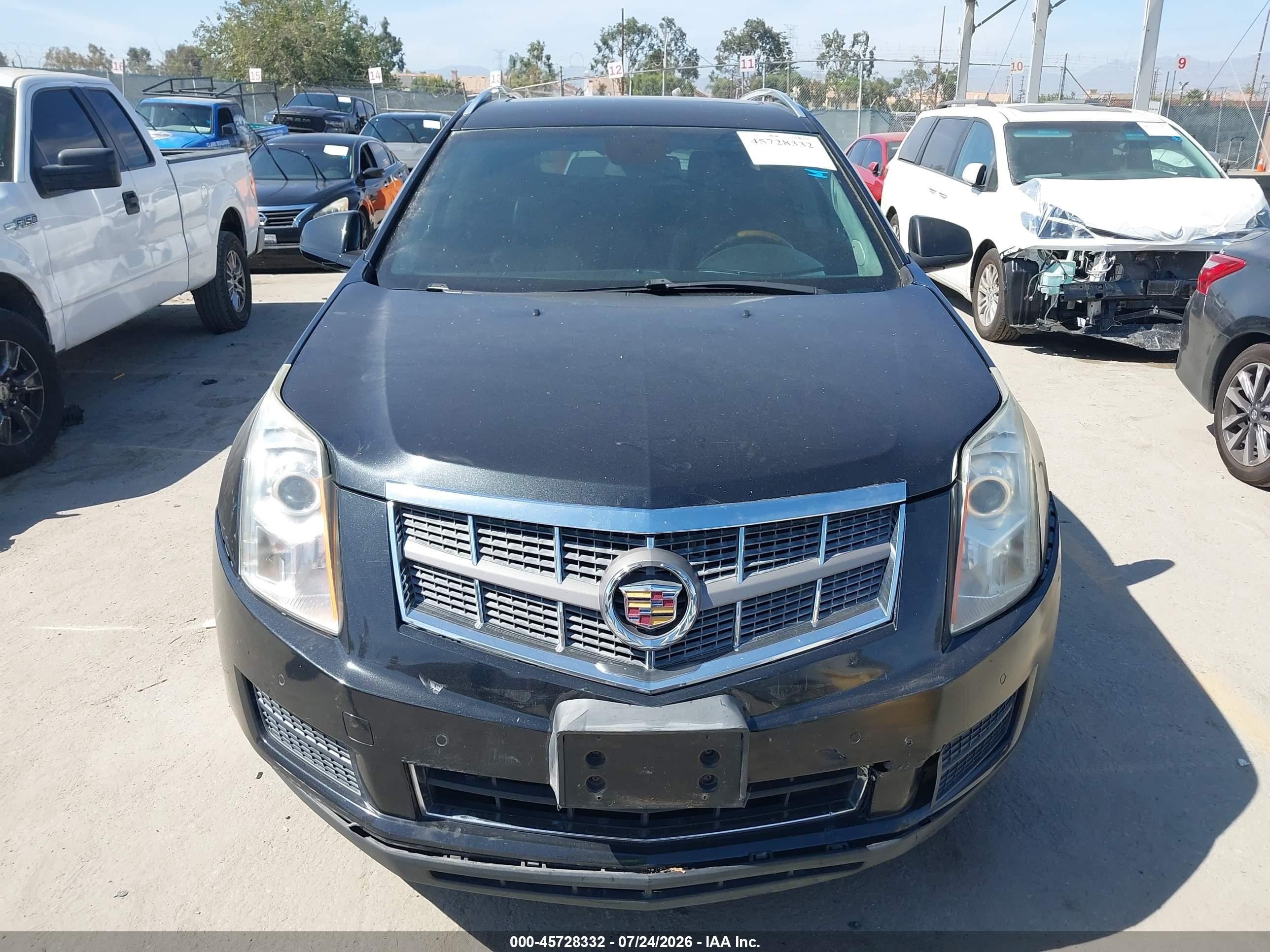 2012 Cadillac Srx Luxury Collection Black vin: 3GYFNDE39CS505578