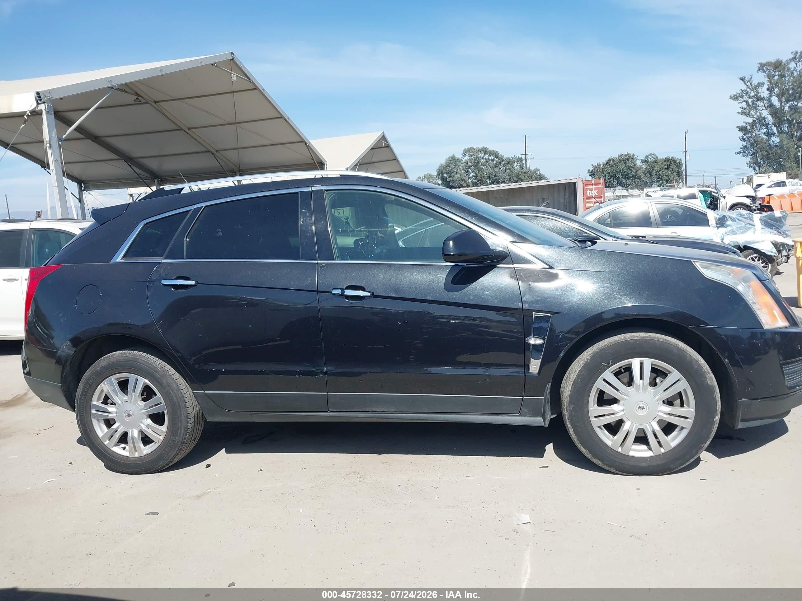 2012 Cadillac Srx Luxury Collection Black vin: 3GYFNDE39CS505578