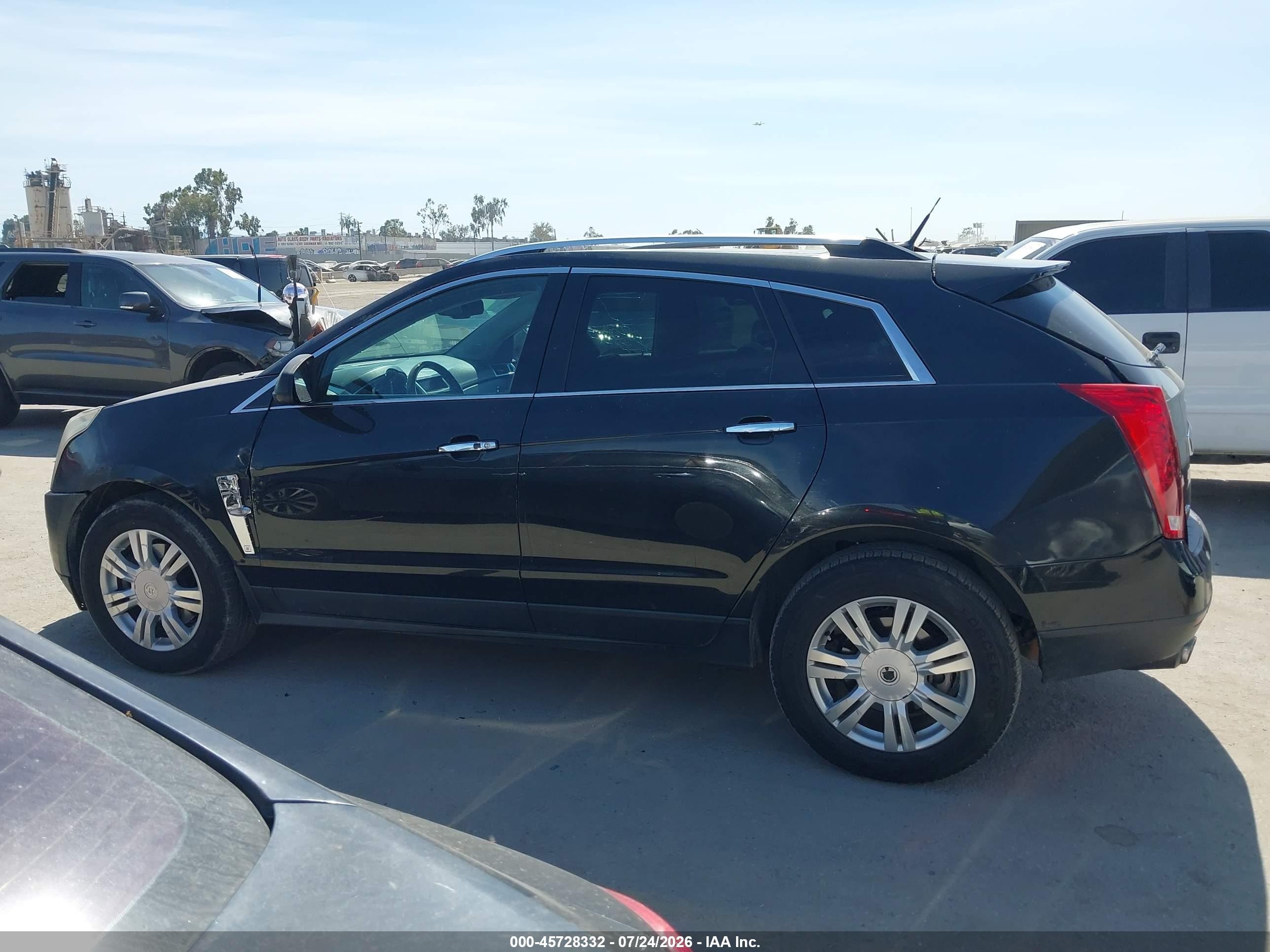 2012 Cadillac Srx Luxury Collection Black vin: 3GYFNDE39CS505578