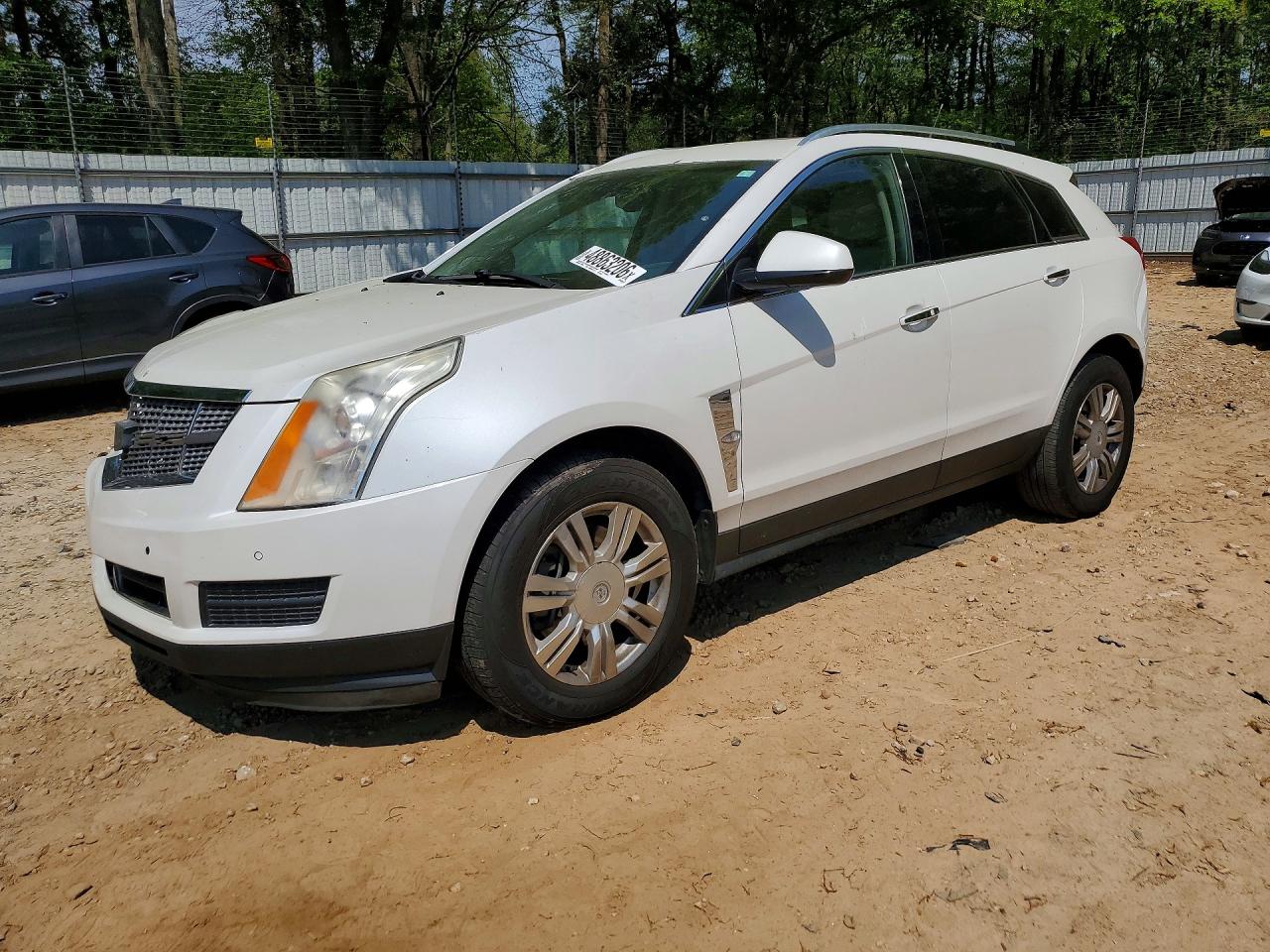 2012 Cadillac Srx Luxury Collection White vin: 3GYFNDE39CS547569