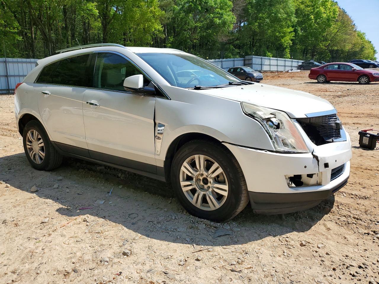 2012 Cadillac Srx Luxury Collection White vin: 3GYFNDE39CS547569