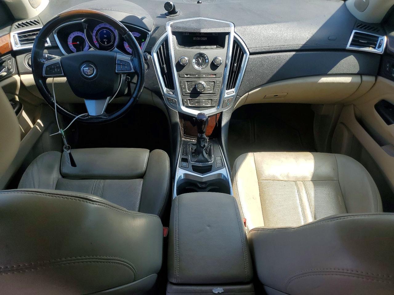 2012 Cadillac Srx Luxury Collection Beige vin: 3GYFNDE39CS588977