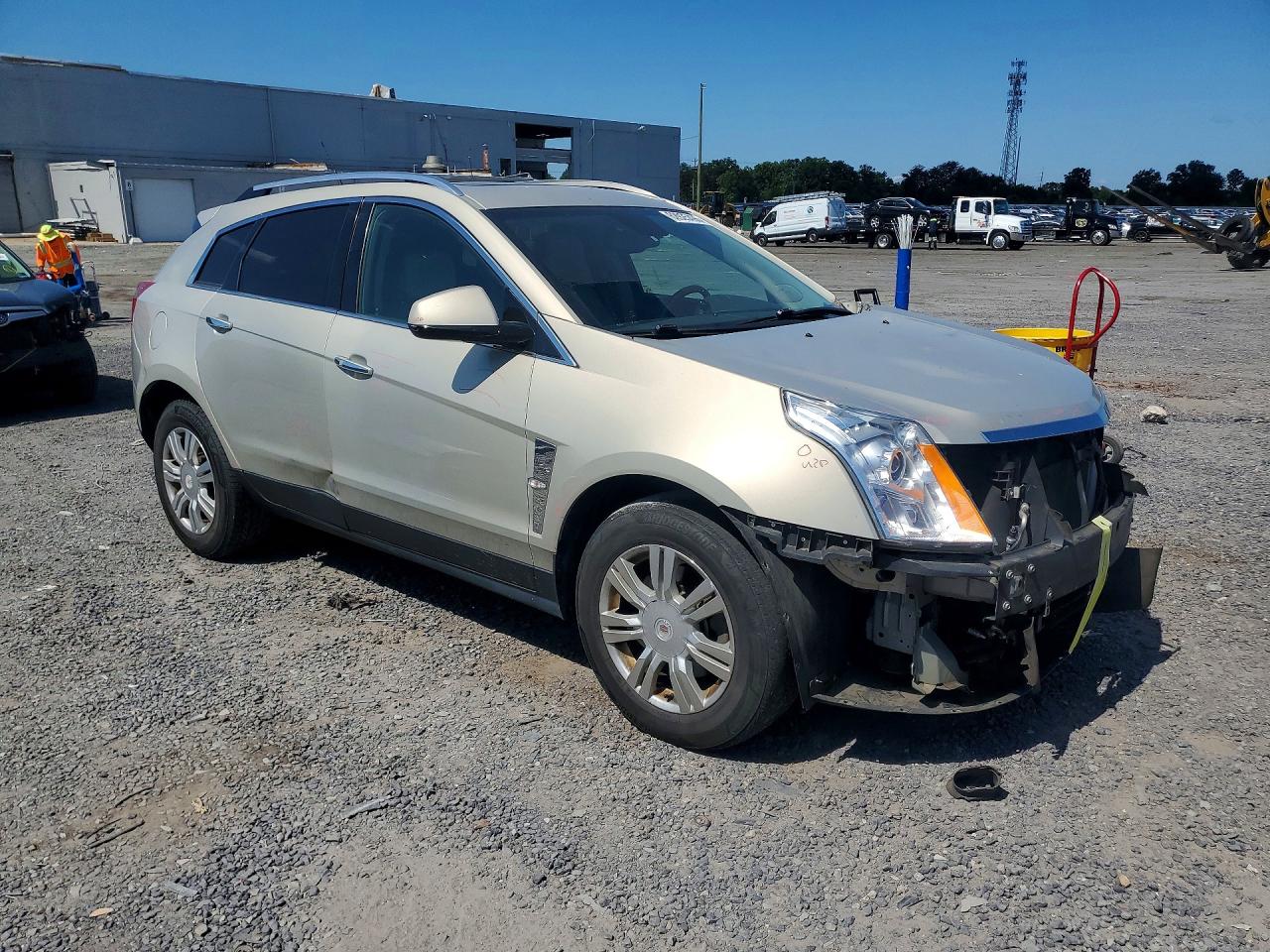 2012 Cadillac Srx Luxury Collection Beige vin: 3GYFNDE39CS588977