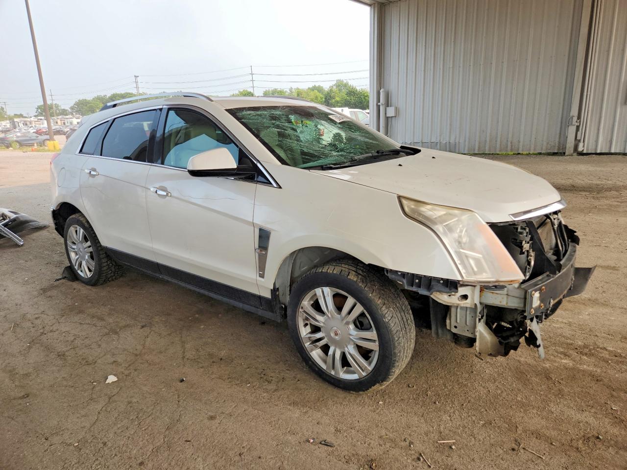 2012 Cadillac Srx Luxury Collection White vin: 3GYFNDE39CS635019