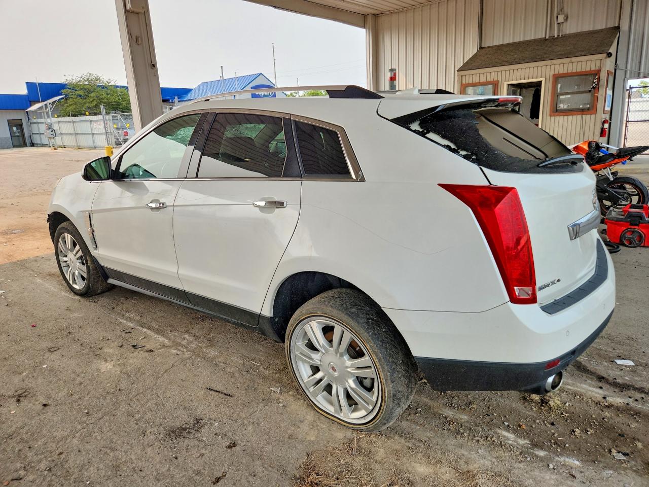 2012 Cadillac Srx Luxury Collection White vin: 3GYFNDE39CS635019