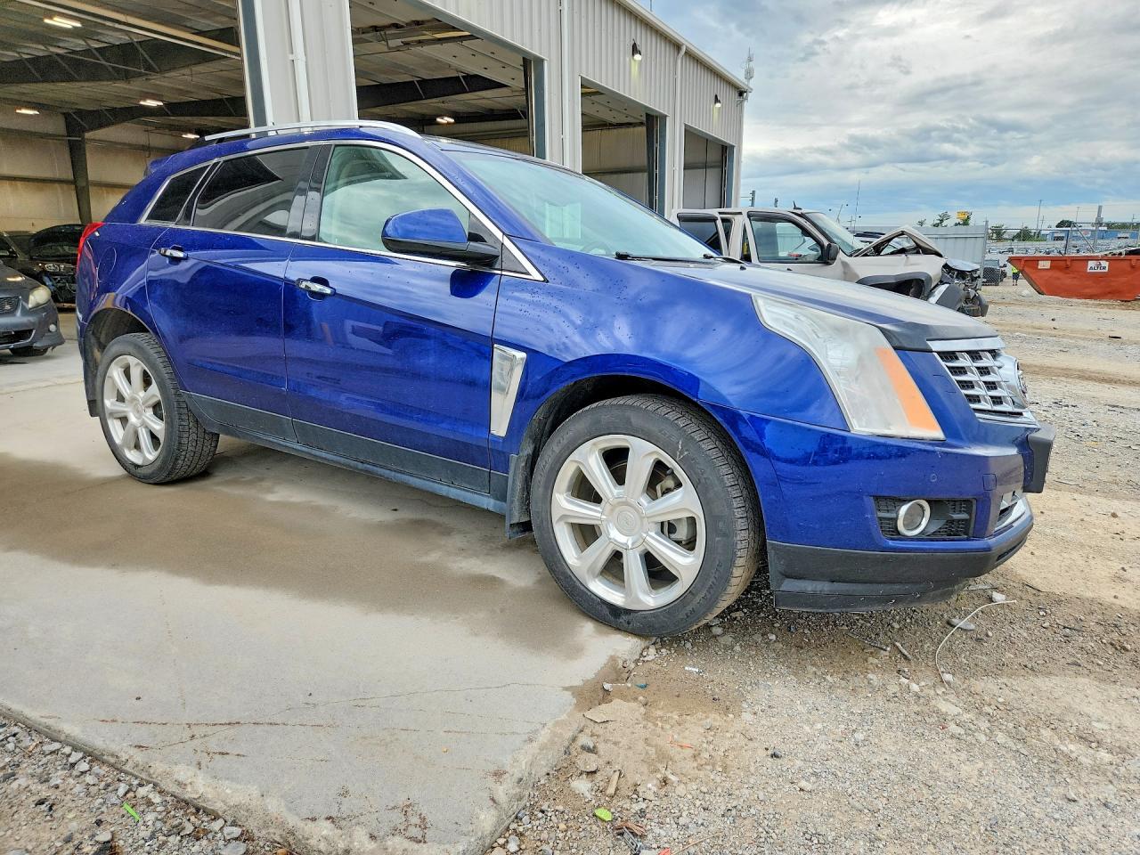 2013 Cadillac Srx Performance Collection Blue vin: 3GYFNDE39DS500365