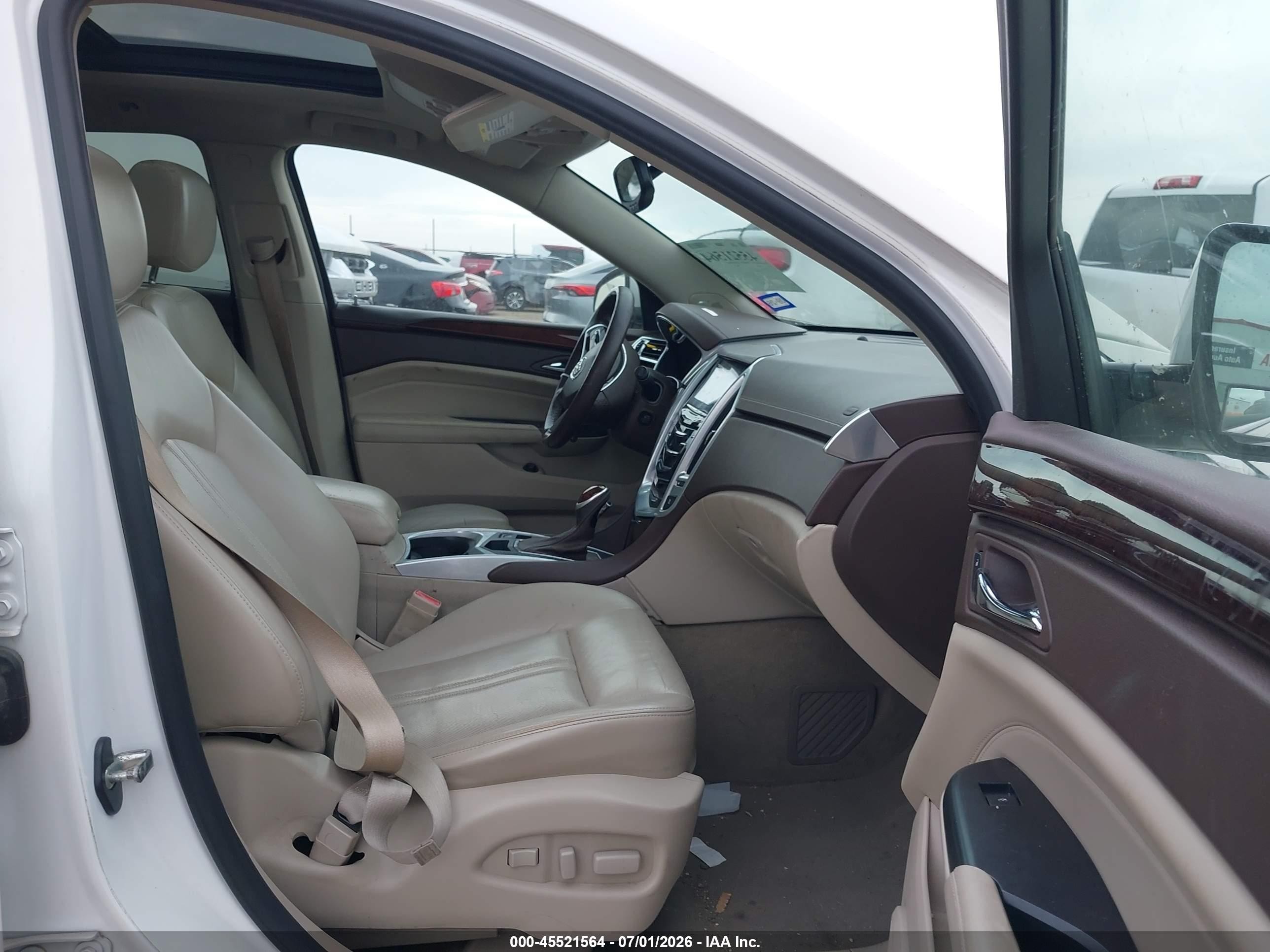 2013 Cadillac Srx Performance Collection White vin: 3GYFNDE39DS533463