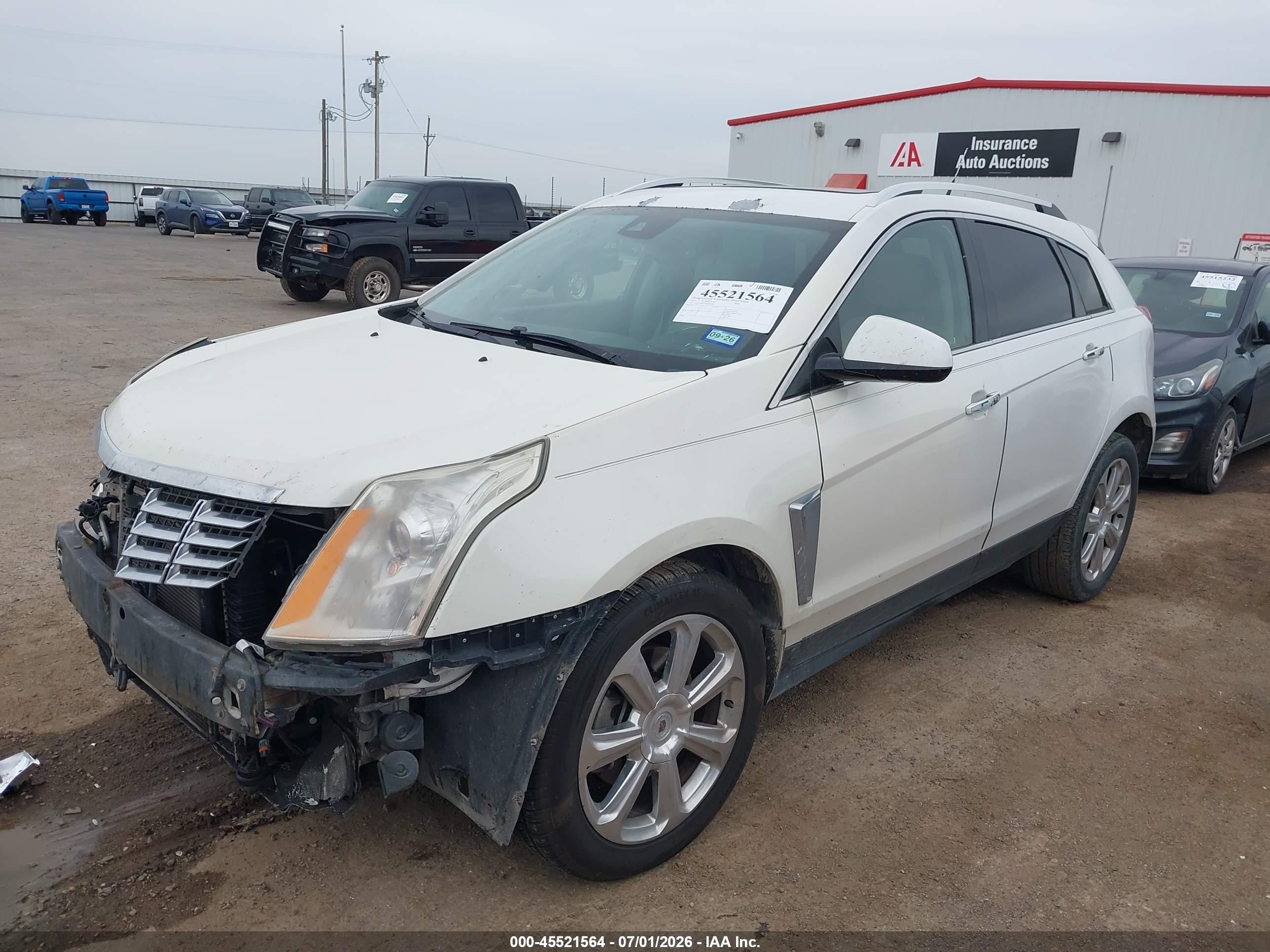 2013 Cadillac Srx Performance Collection White vin: 3GYFNDE39DS533463