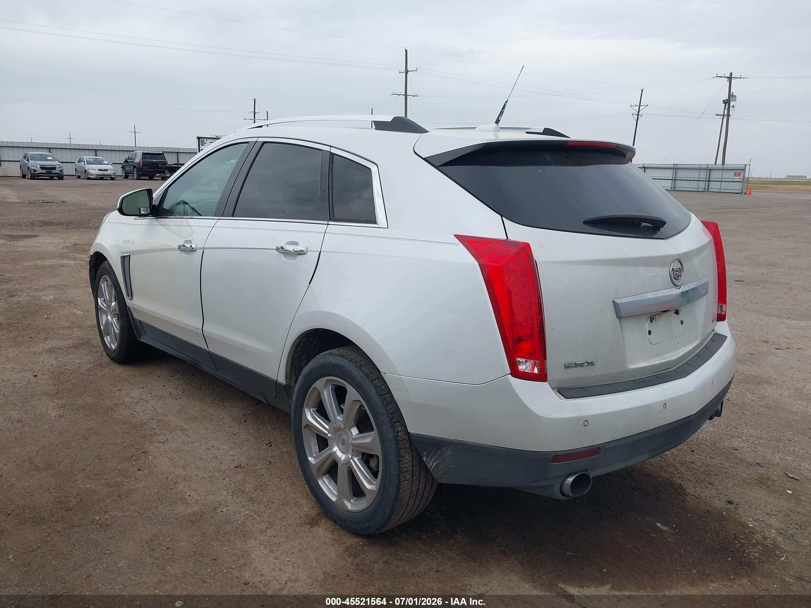 2013 Cadillac Srx Performance Collection White vin: 3GYFNDE39DS533463