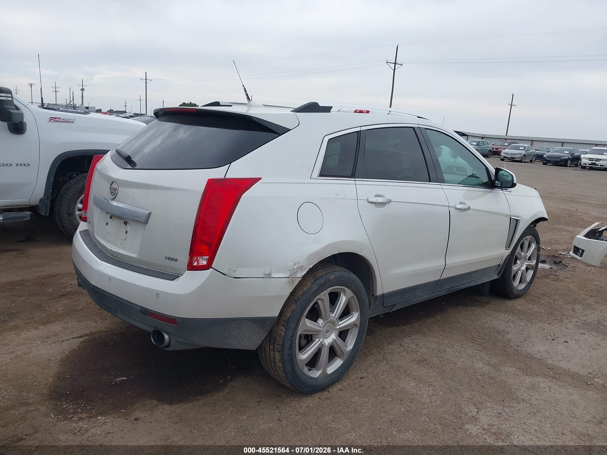 2013 Cadillac Srx Performance Collection White vin: 3GYFNDE39DS533463