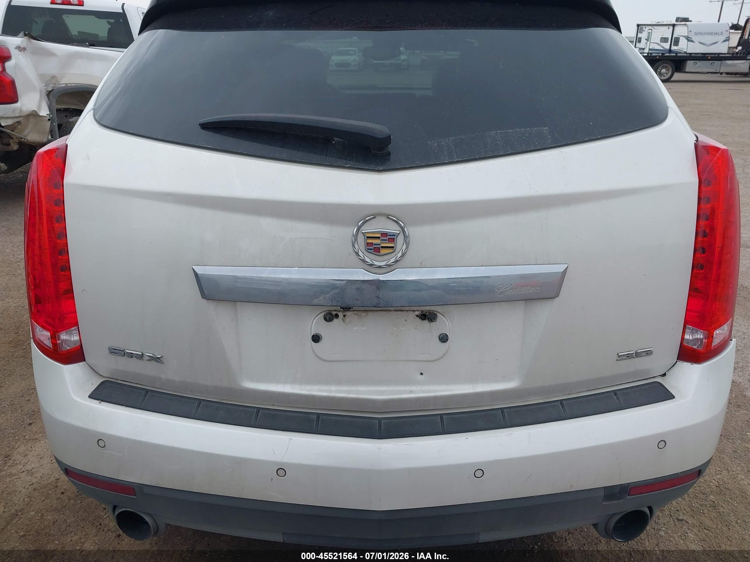 2013 Cadillac Srx Performance Collection White vin: 3GYFNDE39DS533463