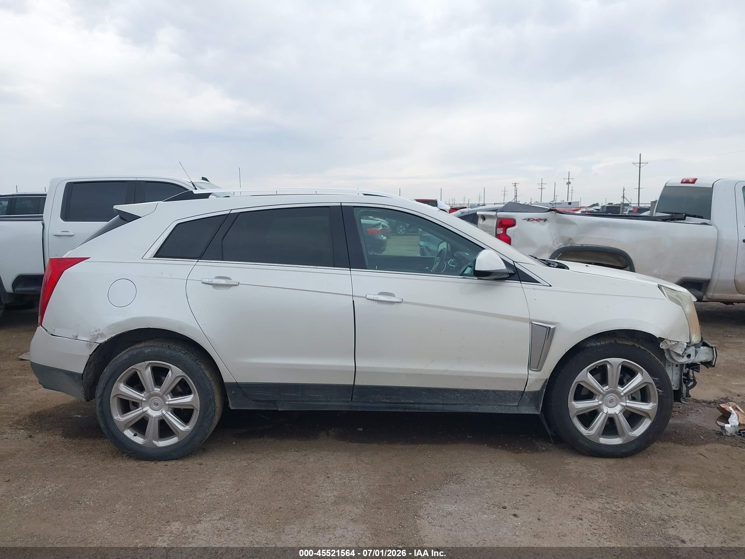 2013 Cadillac Srx Performance Collection White vin: 3GYFNDE39DS533463