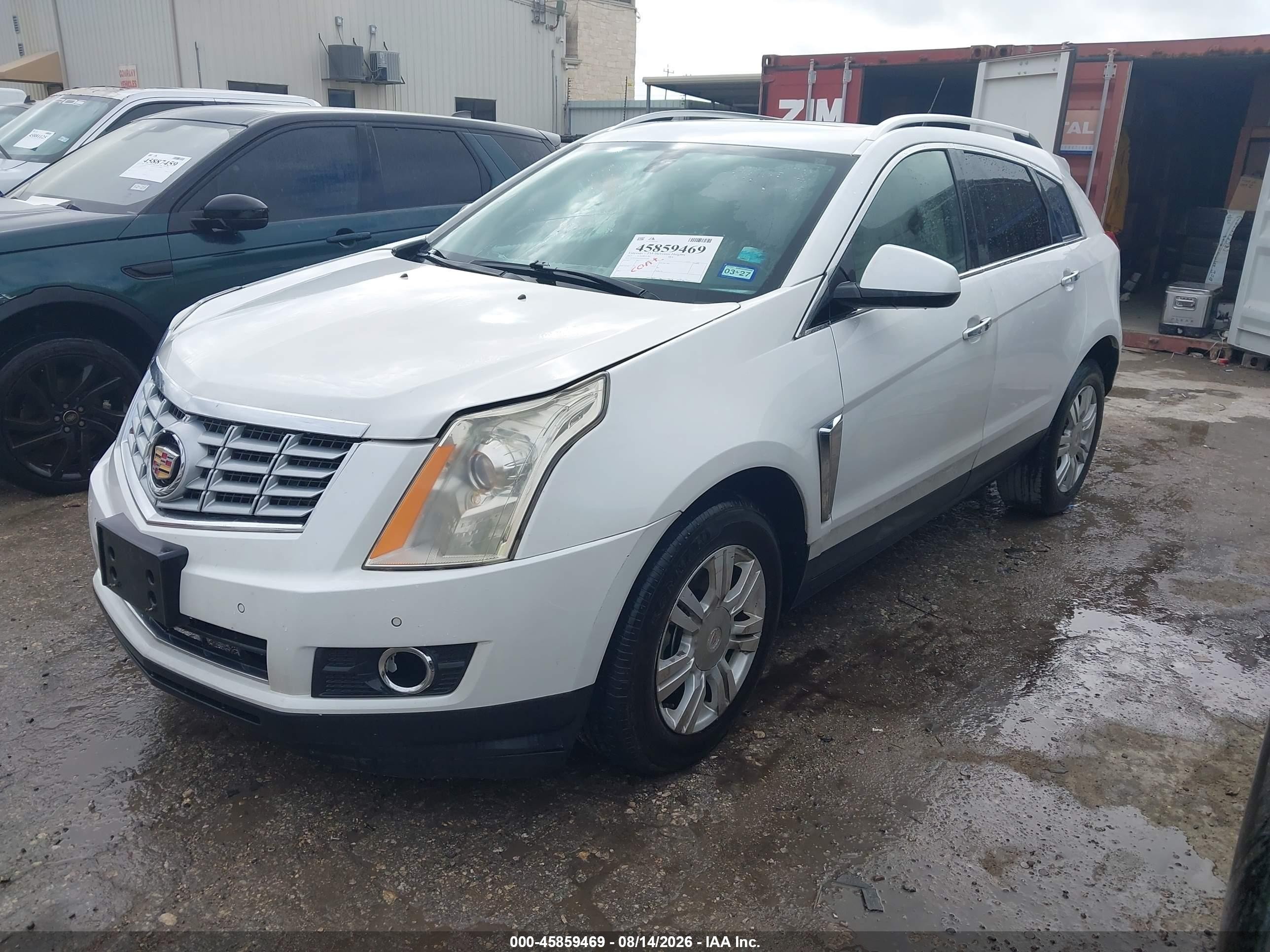 2013 Cadillac Srx Performance Collection White vin: 3GYFNDE39DS543541