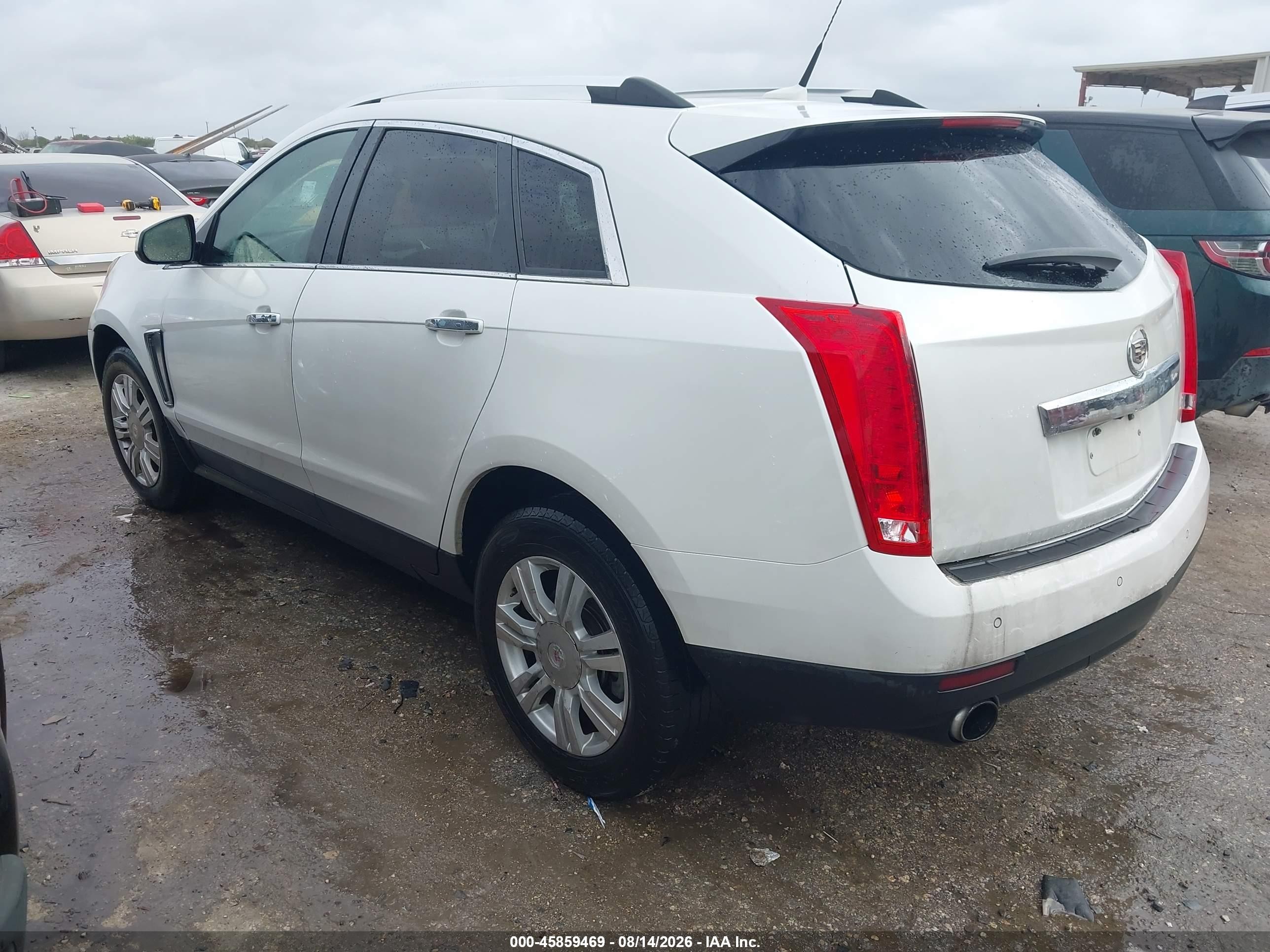 2013 Cadillac Srx Performance Collection White vin: 3GYFNDE39DS543541