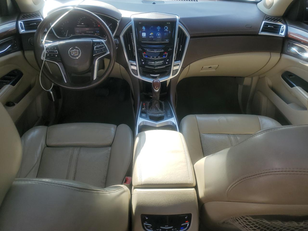 2015 Cadillac Srx Premium Collection White vin: 3GYFNDE39FS623425