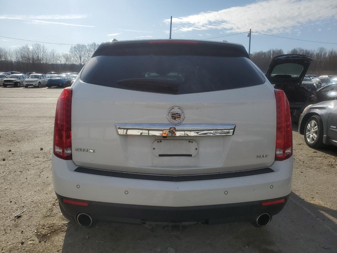 2015 Cadillac Srx Premium Collection White vin: 3GYFNDE39FS623425
