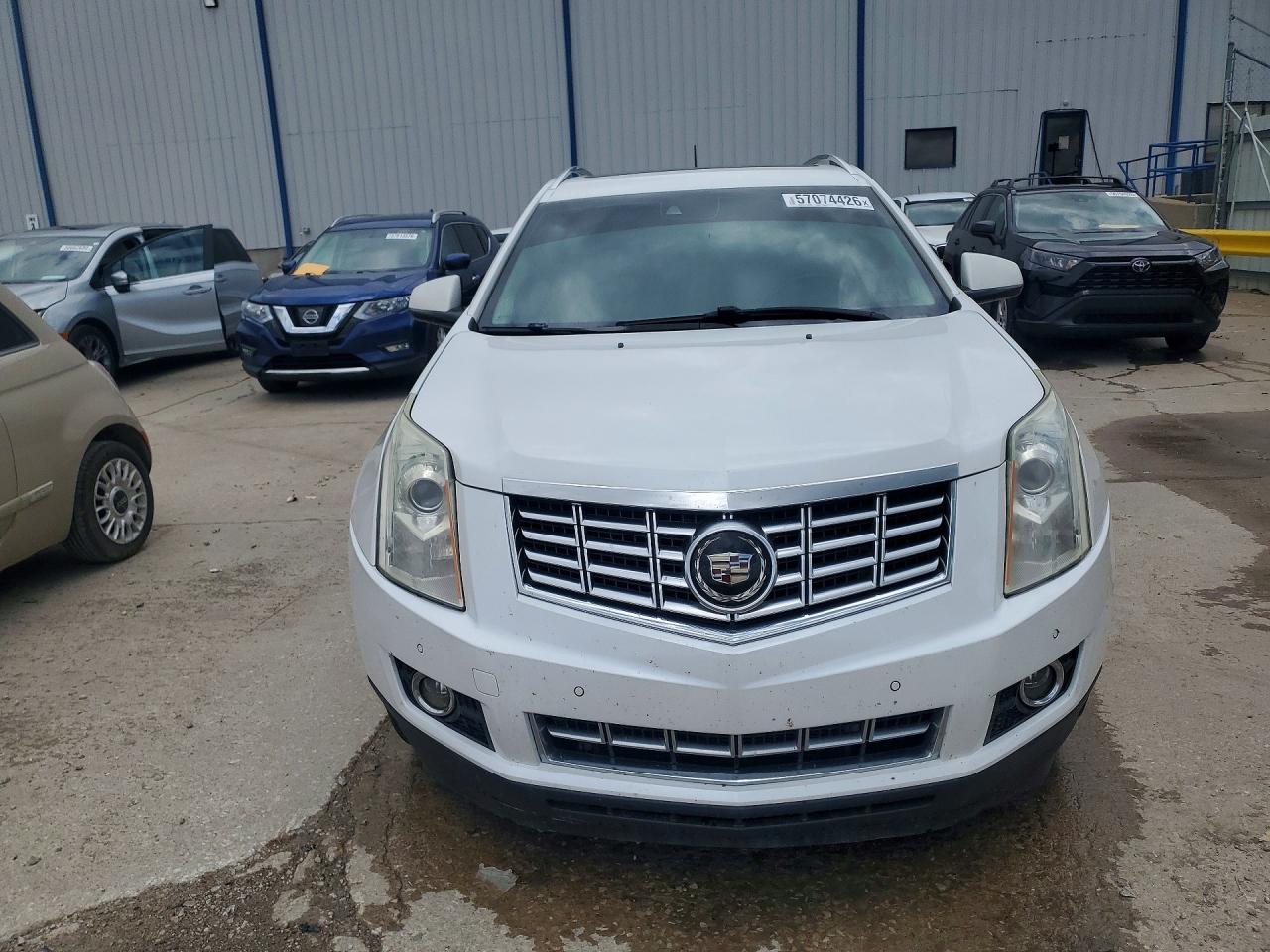 2015 Cadillac Srx Premium Collection White vin: 3GYFNDE39FS623425