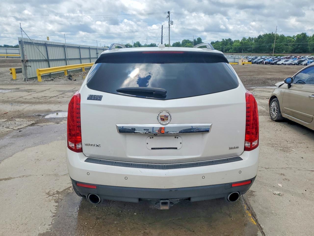 2015 Cadillac Srx Premium Collection White vin: 3GYFNDE39FS623425