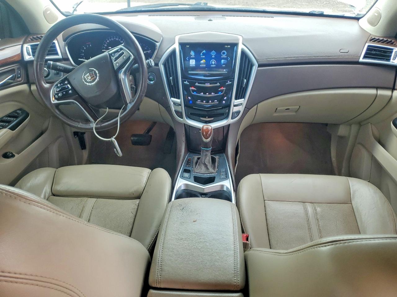 2015 Cadillac Srx Premium Collection White vin: 3GYFNDE39FS623425
