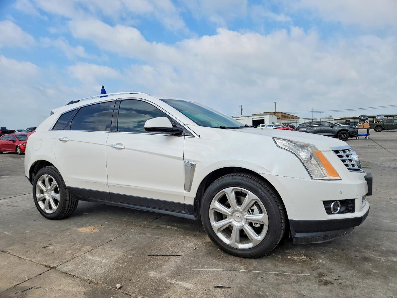 2015 Cadillac Srx Premium Collection White vin: 3GYFNDE39FS637826