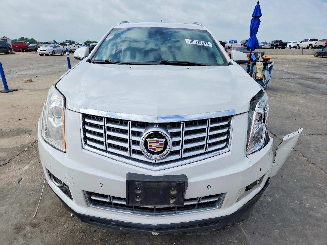 2015 Cadillac Srx Premium Collection White vin: 3GYFNDE39FS637826