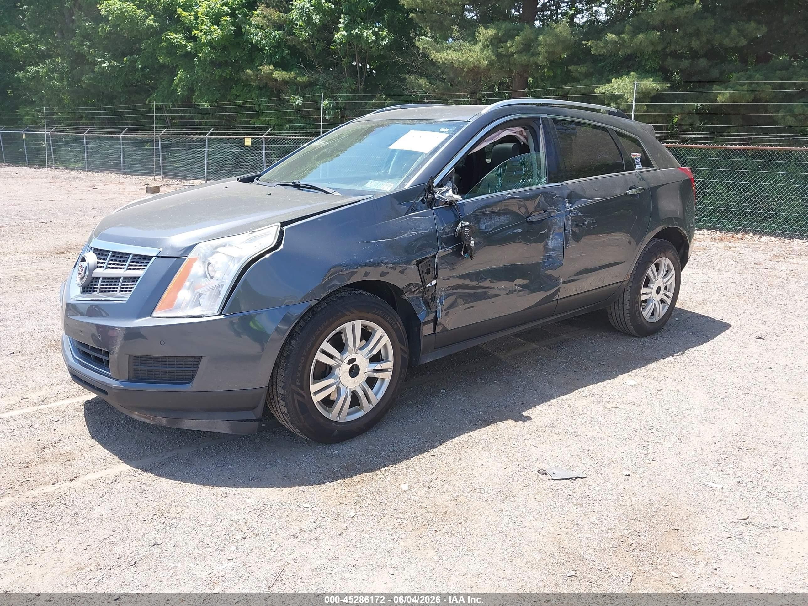 2012 Cadillac Srx Luxury Collection Gray vin: 3GYFNDE3XCS555714
