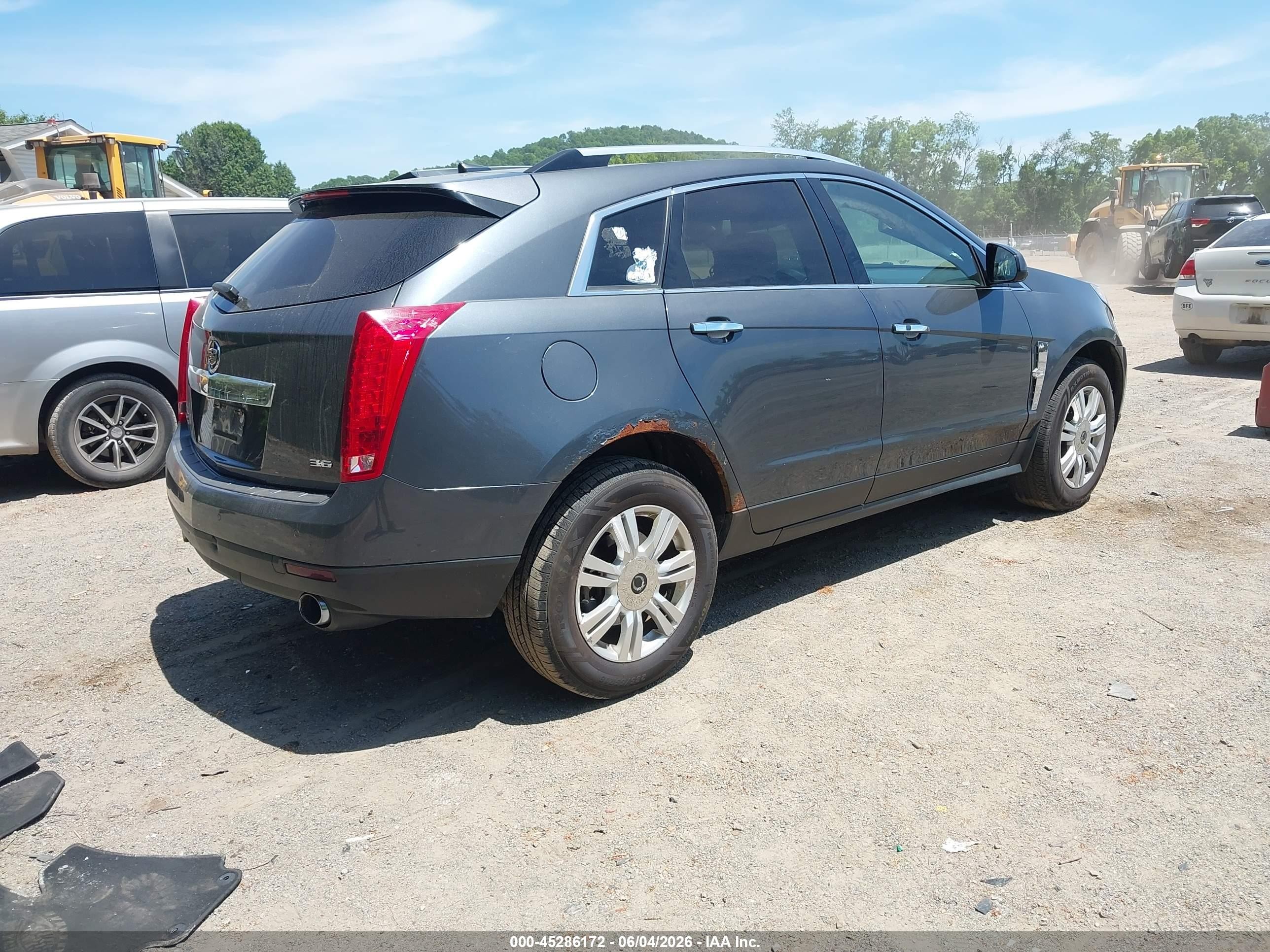2012 Cadillac Srx Luxury Collection Gray vin: 3GYFNDE3XCS555714